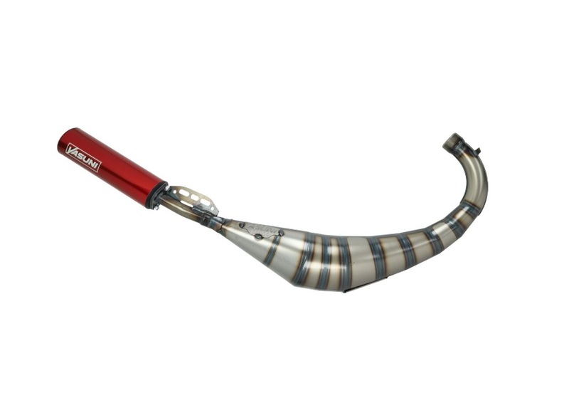 Yasuni Unisex Red Exhaust Carrera R3 Gloss Am6/D50b 70/80Cc Not Approved