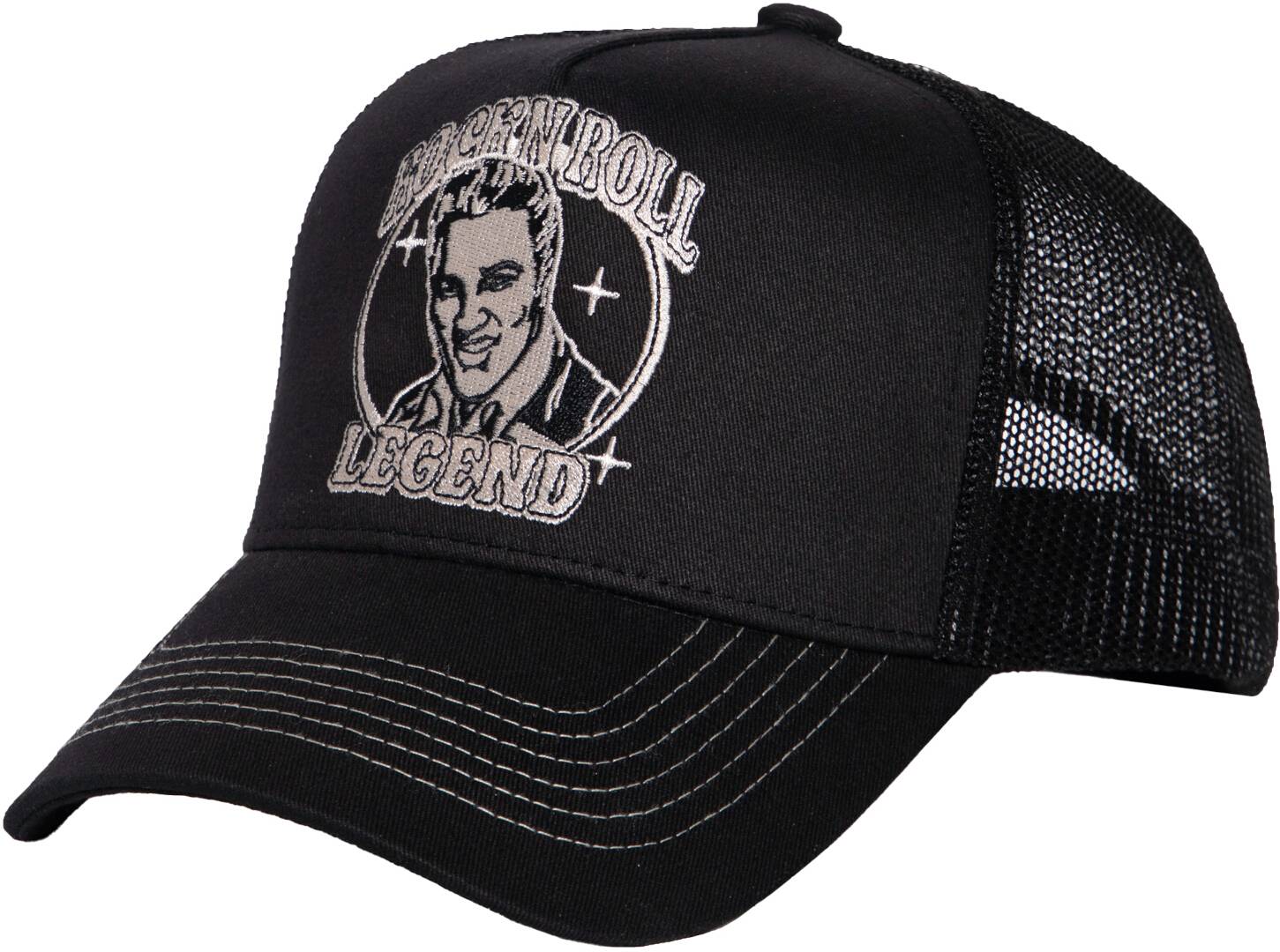 King Kerosin Rock'n'Roll Legend Trucker Casquette, noir pour Hommes