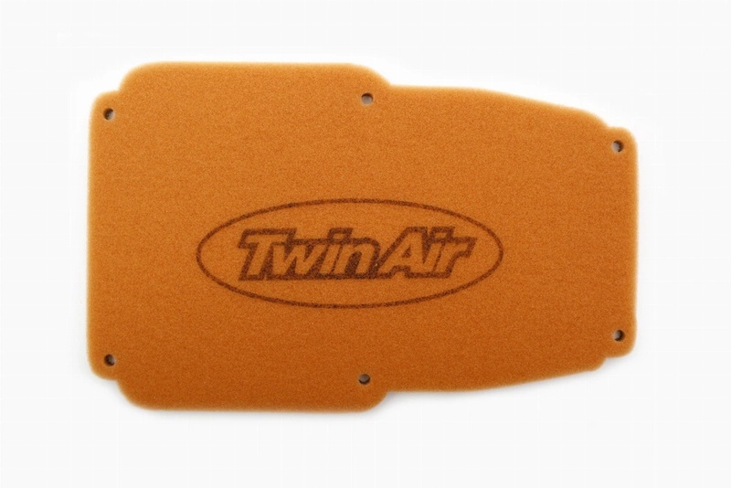 Side view of TWIN AIR Air Filter Pre-Oiled Fire Resistant - 158500FRX