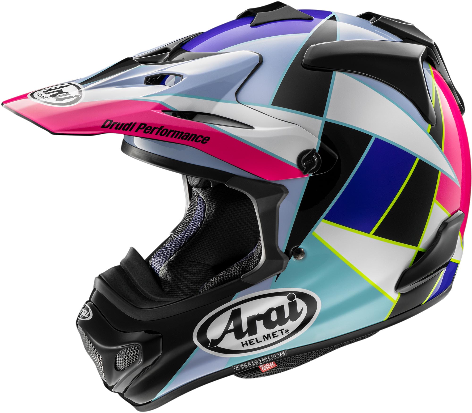 Arai Men's Multicolored Mx-V Evo Peak Motocross Helmet, Size M For