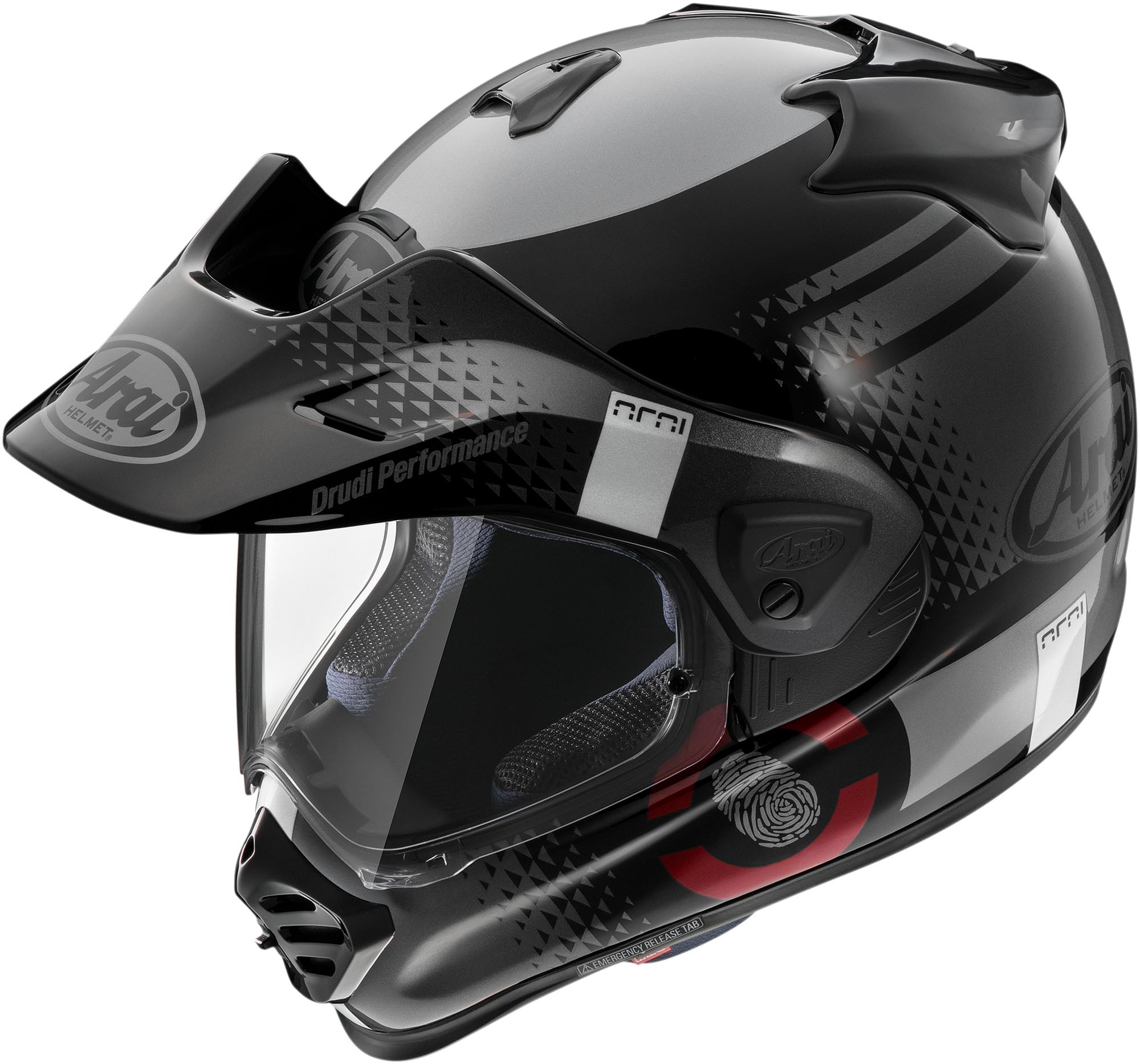 Arai Men's Black Tour-X5 Print Enduro Helmet, Size S For