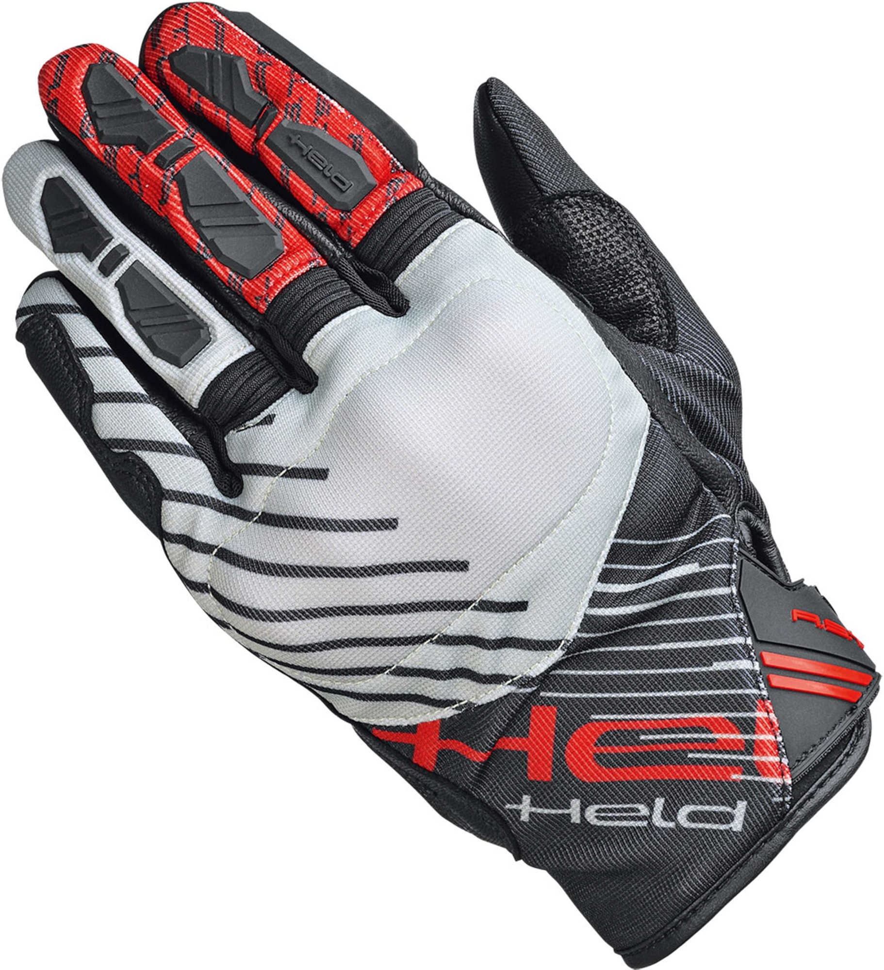 Held Hamada 2 Adventure Motorcycle Gloves, Black-Grey, Size 3XL For Men