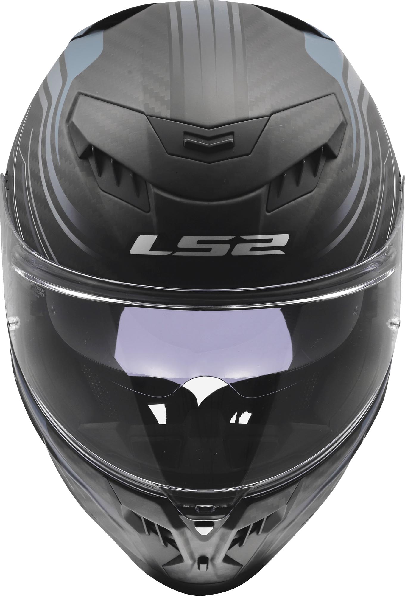 Side view of LS2 FF807 Dragon Subic Helmet, blue, Size S for Men