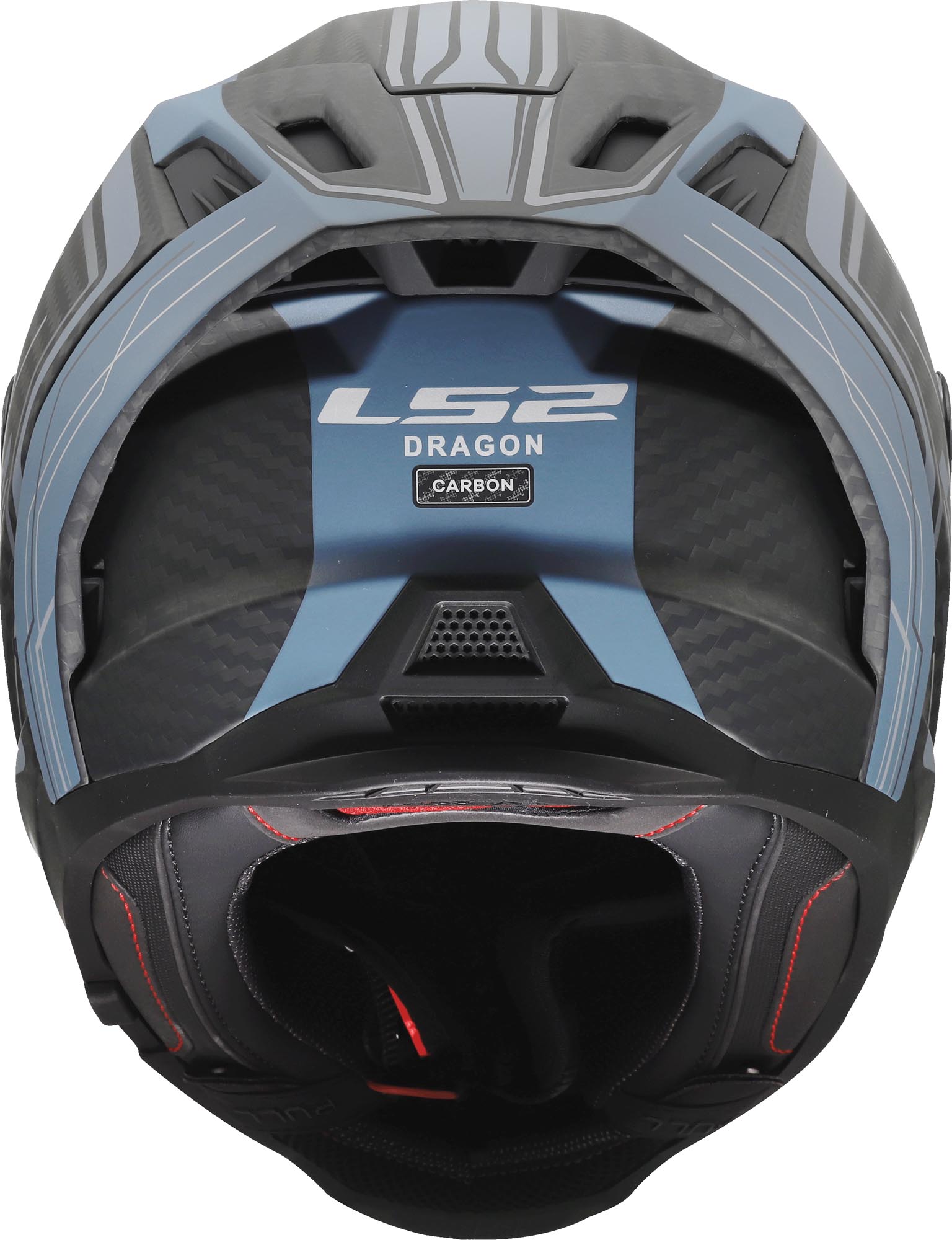 Side view of LS2 FF807 Dragon Subic Helmet, blue, Size S for Men