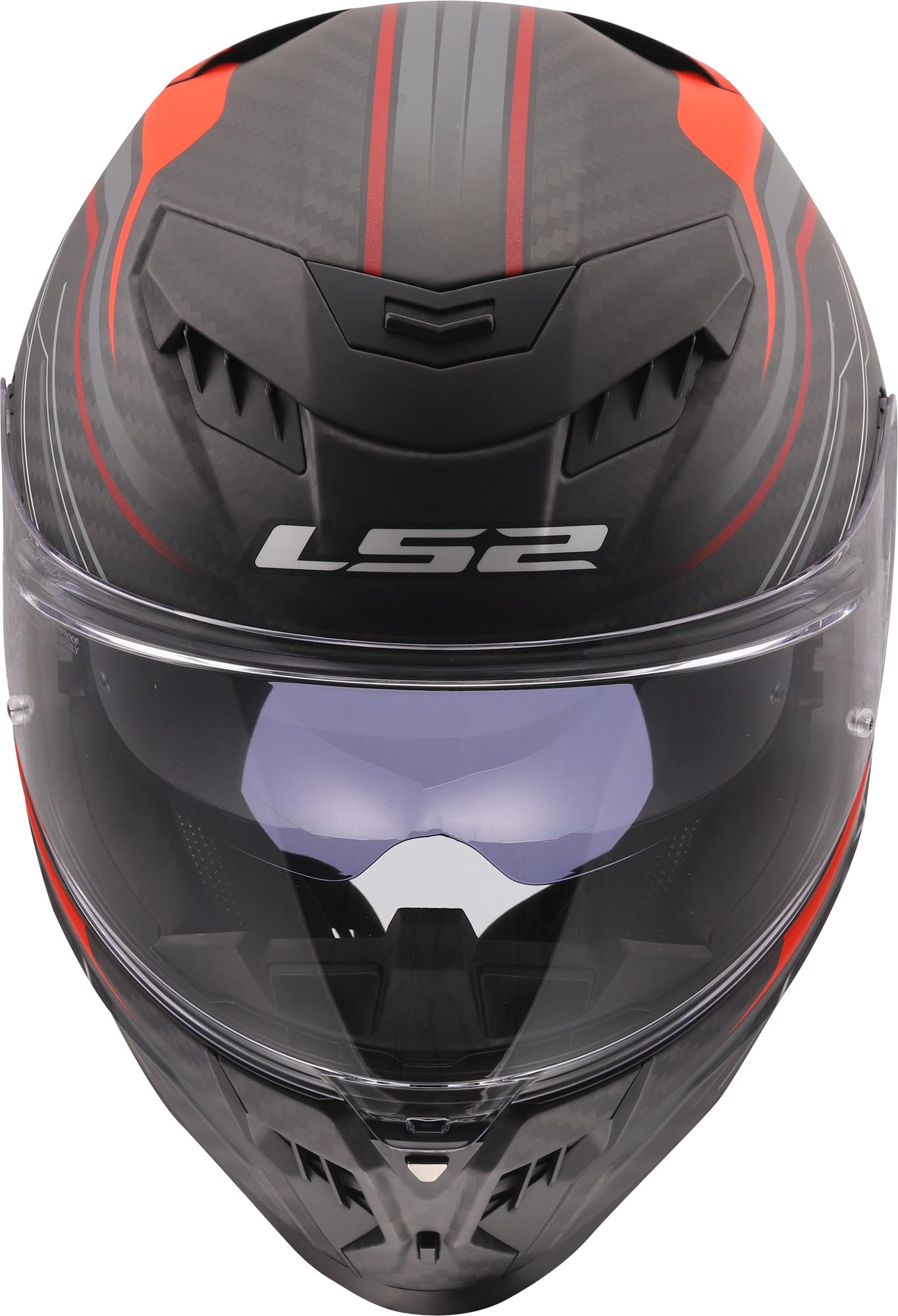 Side view of LS2 FF807 Dragon Subic Helmet, red, Size 3XL for Men