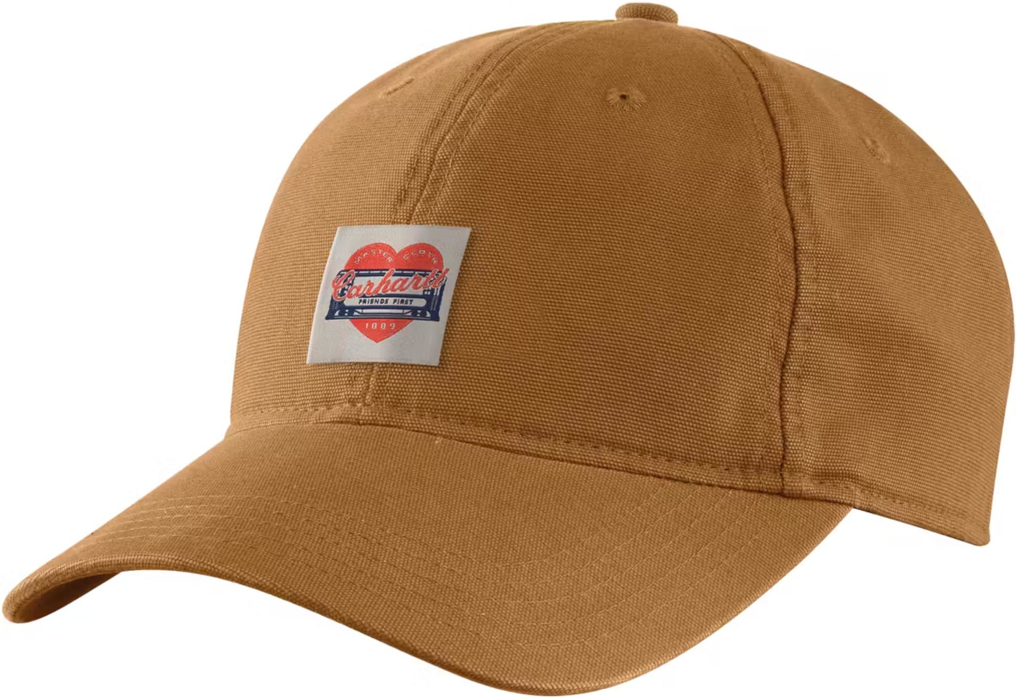 Carhartt Heart Patch Canvas Cap, brun pour Hommes