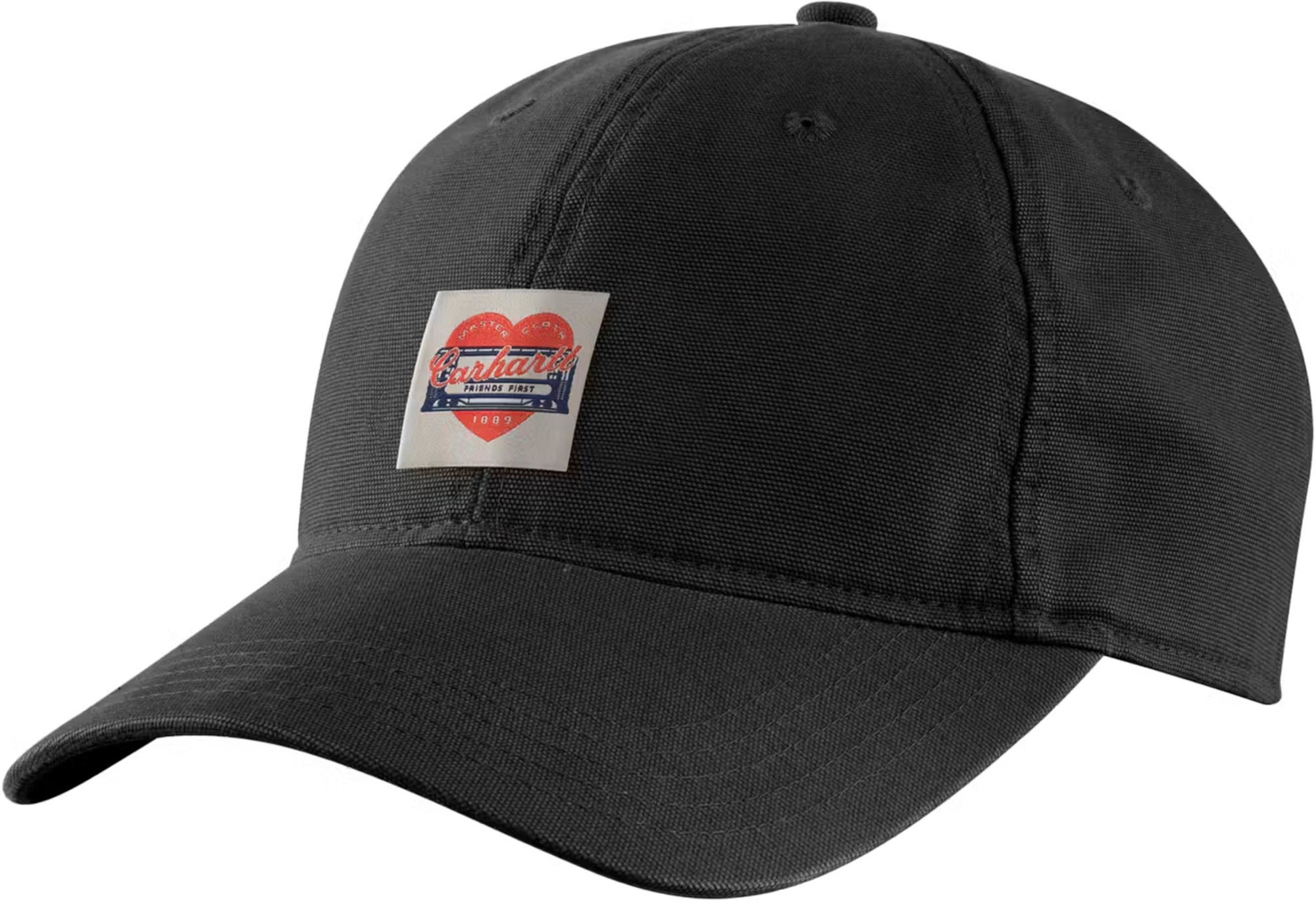 Carhartt Heart Patch Canvas Cap, noir pour Hommes