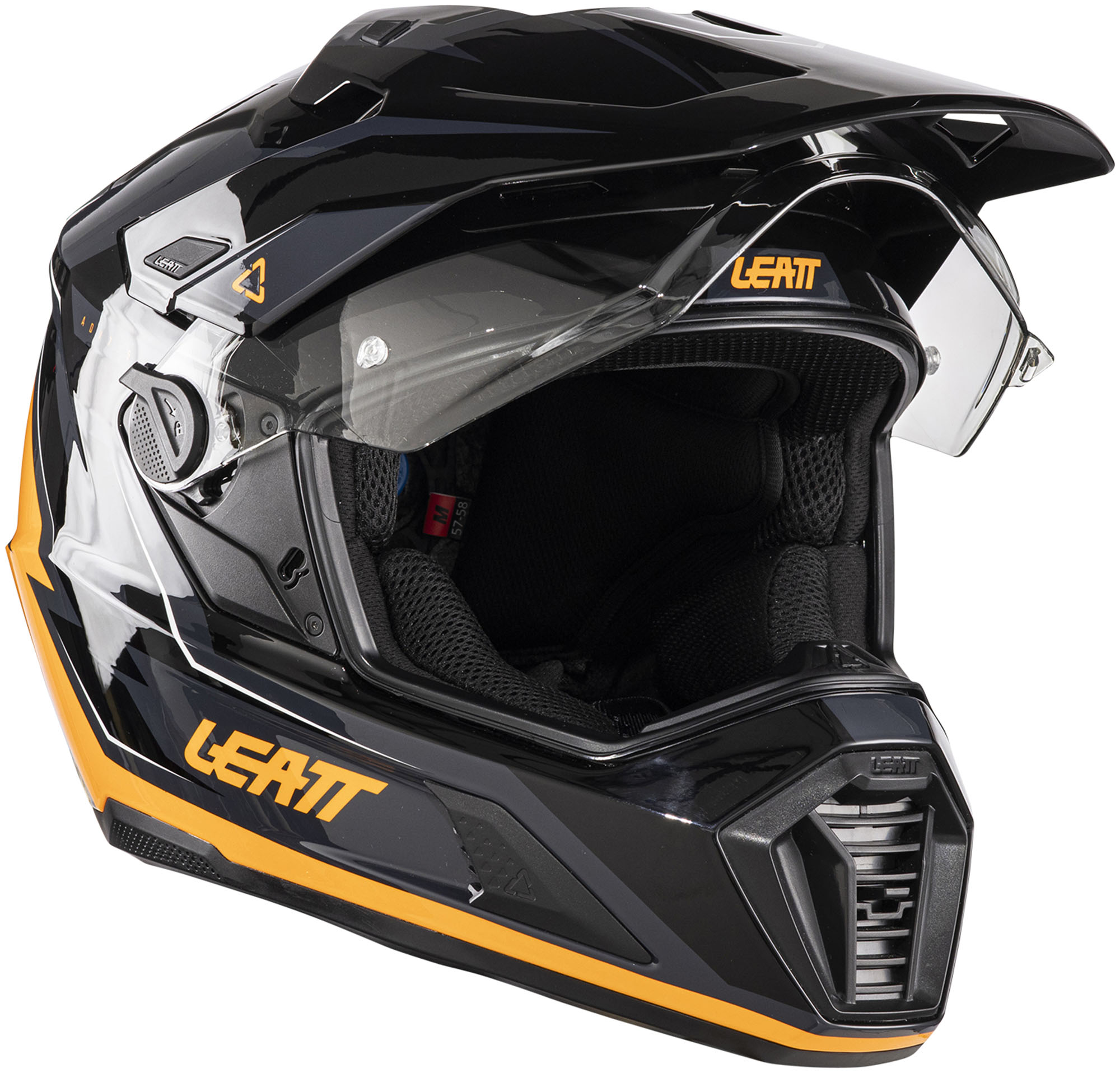 Leatt ADV 7.5 Graphic Шлем с очками Черный/Оранжевый M (57/58) 