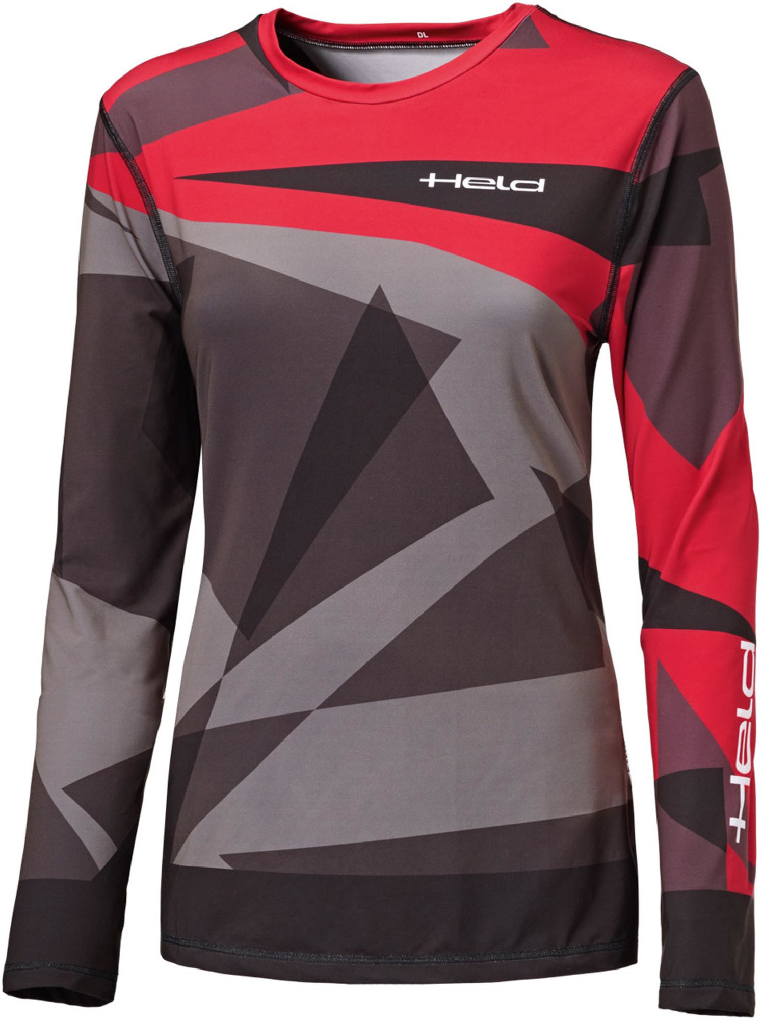 Held Style Skin 2 Ladies Functional Shirt, Black-Red, Size S For Women