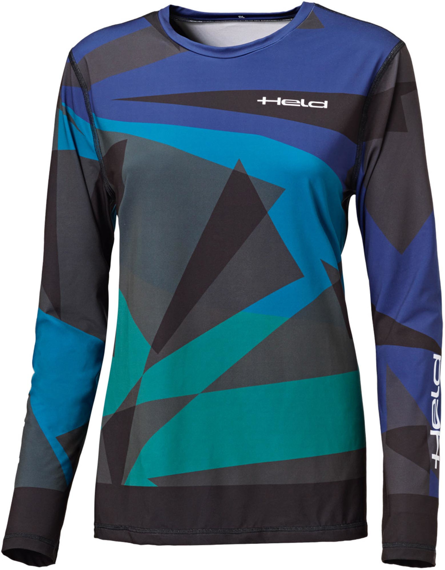 Held Style Skin 2 Ladies Functional Shirt, Black-Blue, Size L For Women