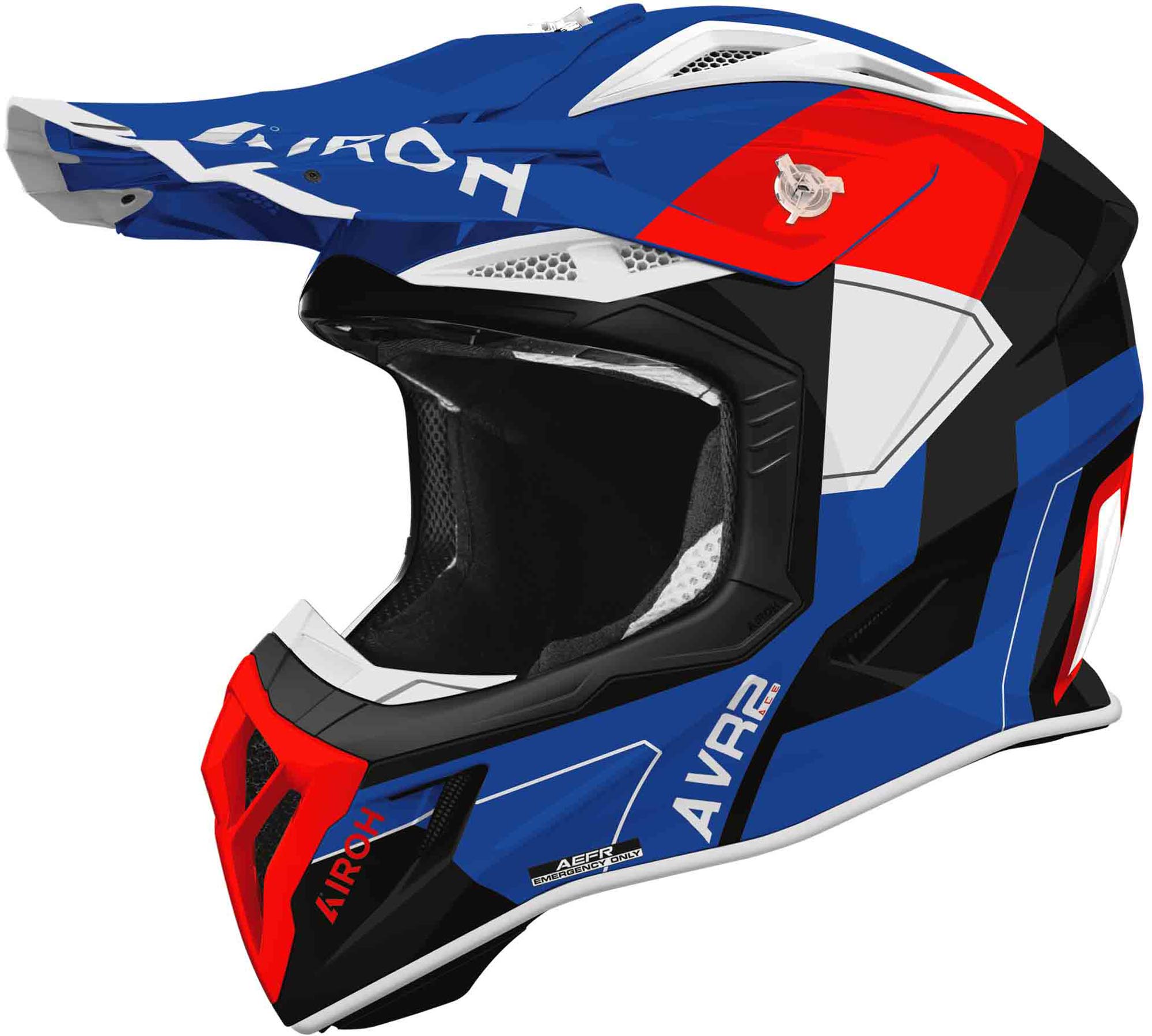 Airoh Men's Aviator Ace 2 Shield Motocross Helmet, Size L For