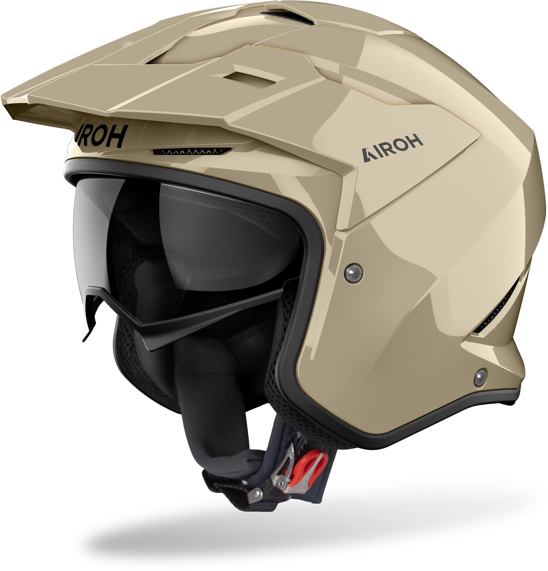 Airoh Men's Brown Kombakt Jet Helmet, Size L For