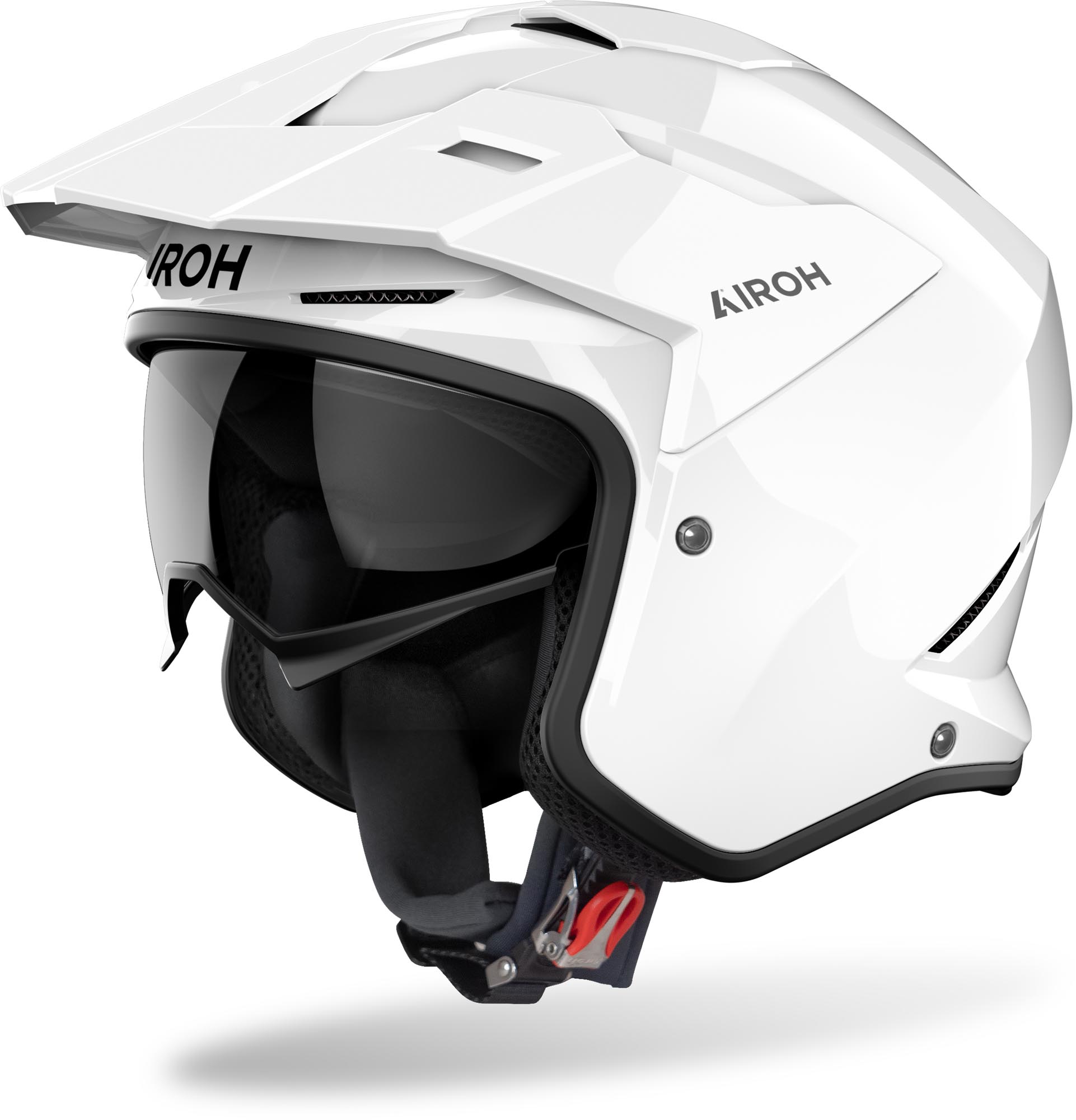 Airoh Men's White Kombakt Jet Helmet, Size Xl For