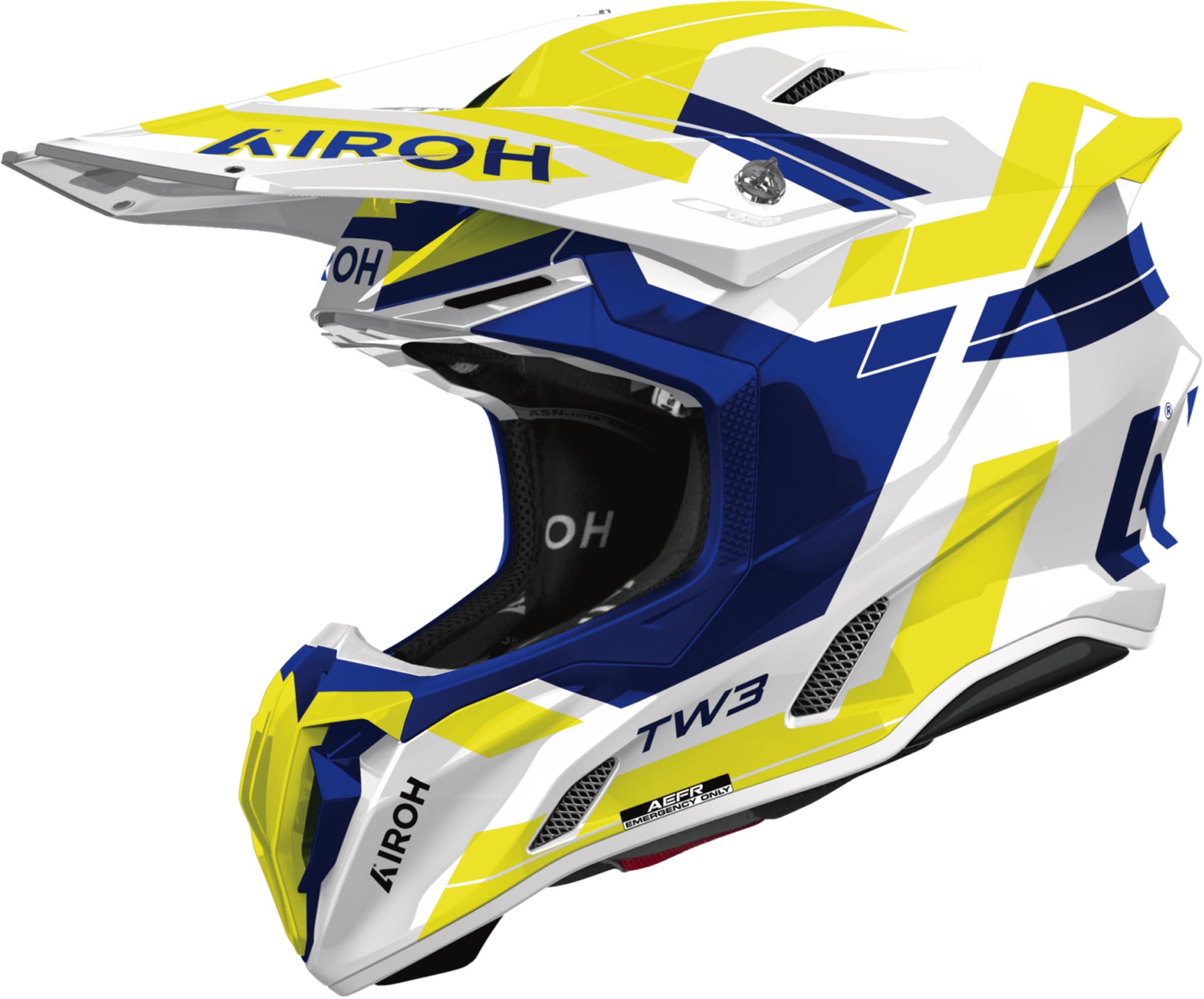 Airoh Men's Twist 3 Dynasty Motocross Helmet, Size 2XL For