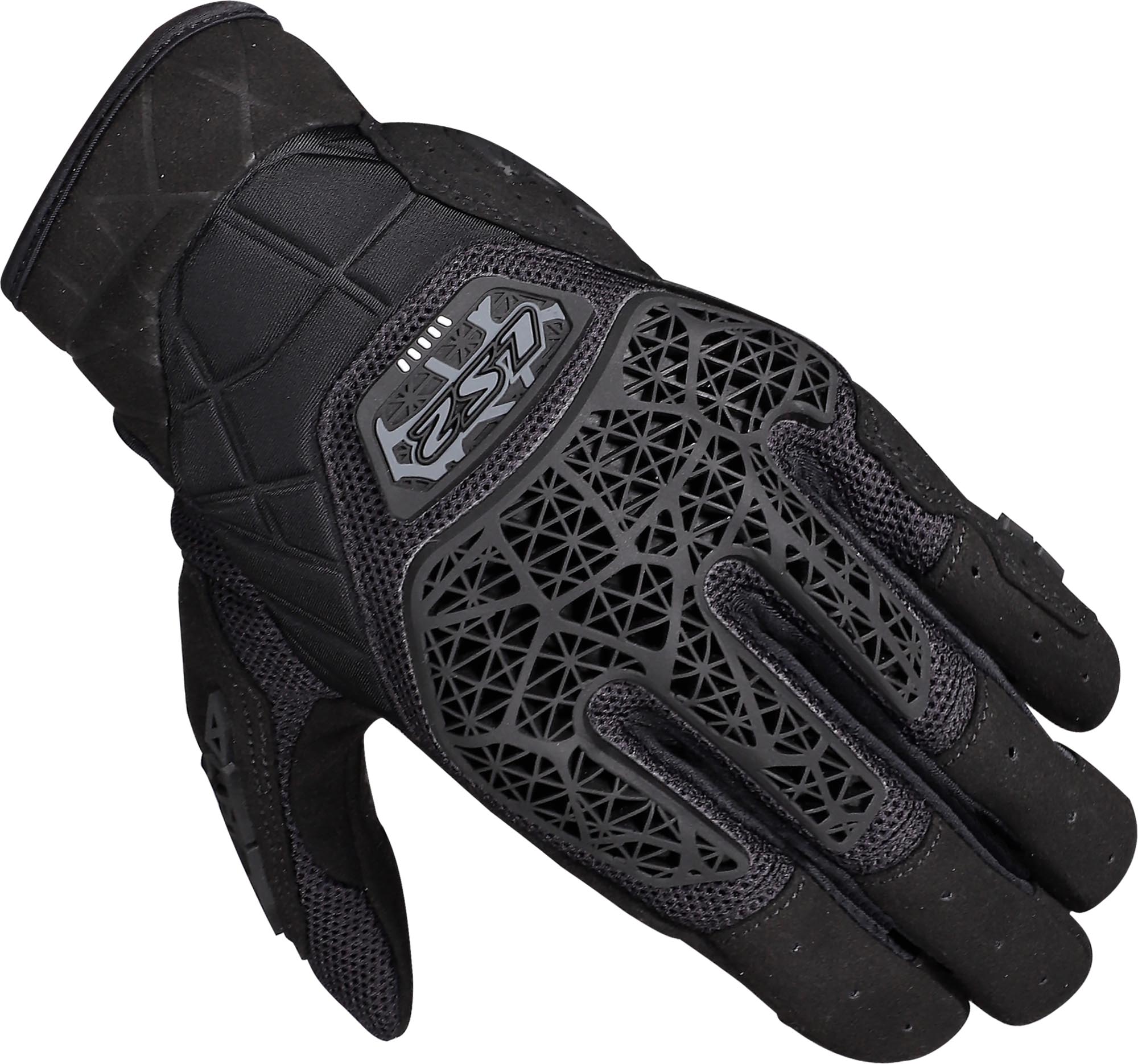 LS2 All Terrain II Ladies Motorcycle Gloves, black, Size XS for Women-image-919389559