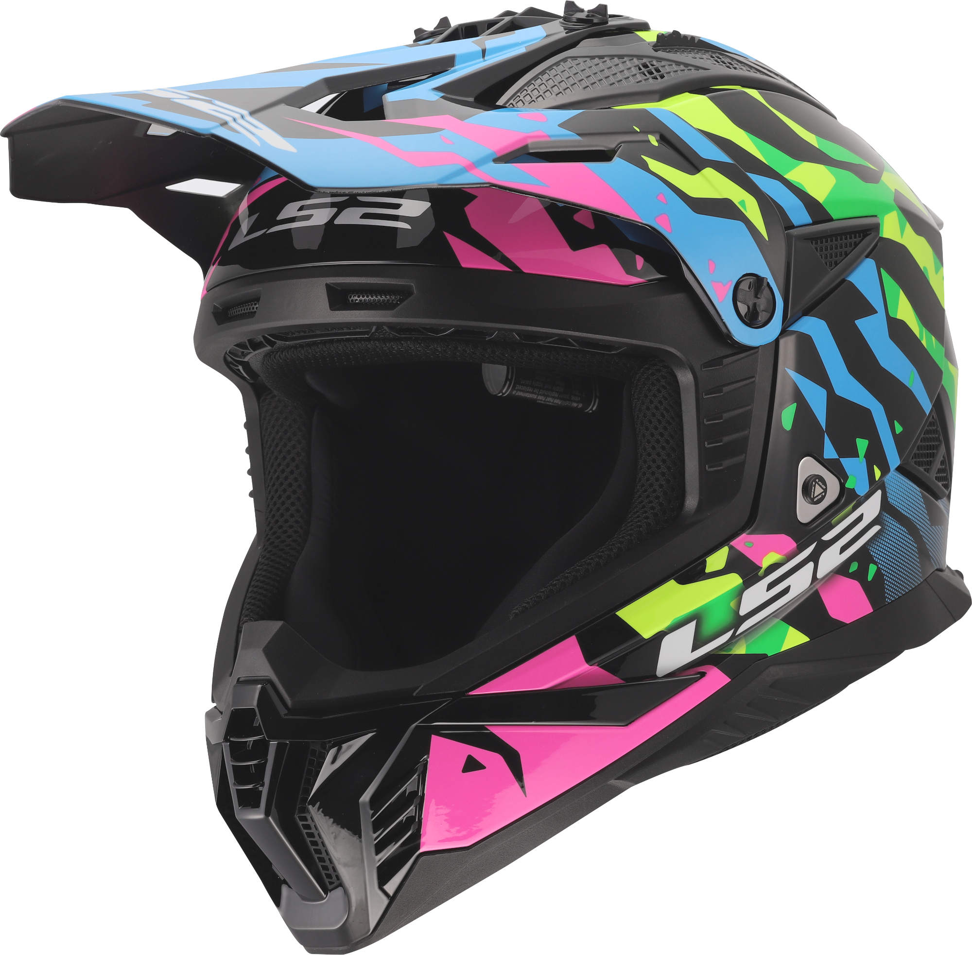 LS2 MX708 Fast II Grotesk Motocross Helm 467082354XL