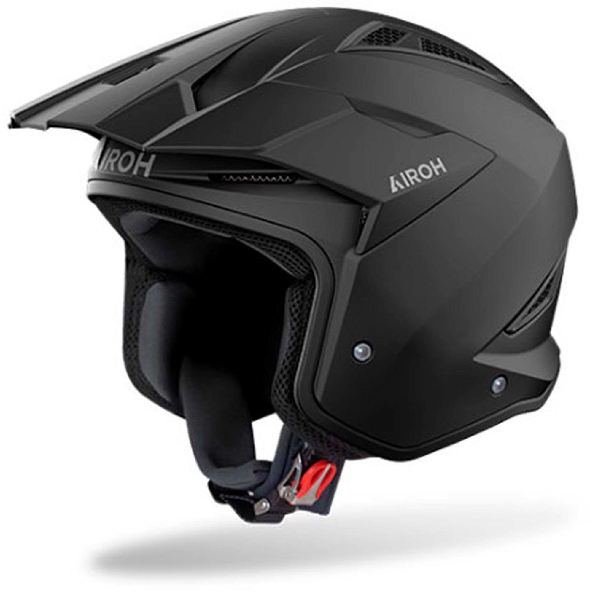 Airoh Men's Black Trr Ii Jet Helmet, Size Xs For
