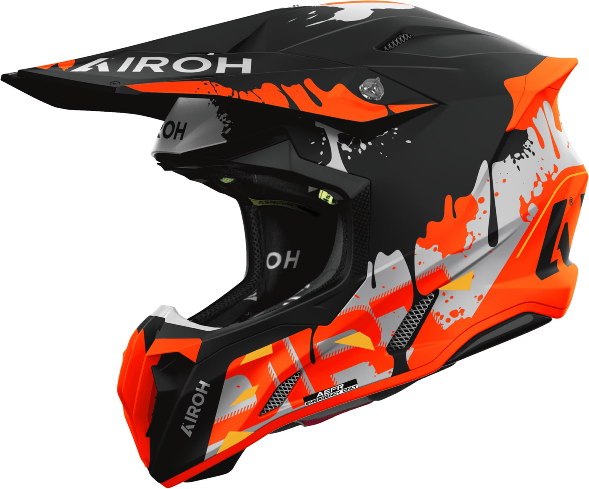 Airoh Men's Twist 3 Dirt Motocross Helmet, Size Xl For