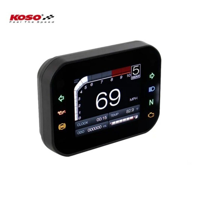 KOSO RX-3S TFT-multifunksjonsmåler 15 000 omdreininger per minutt
