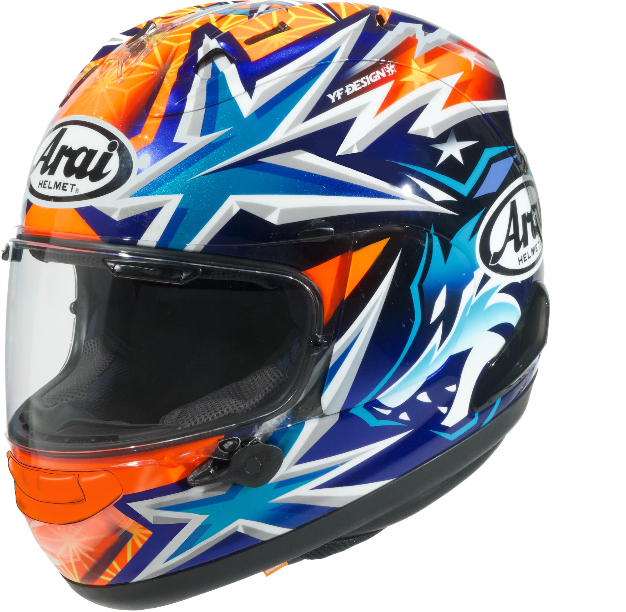 Arai Men's Rx-7V Evo Okamoto Compass Helmet, Size Xs For