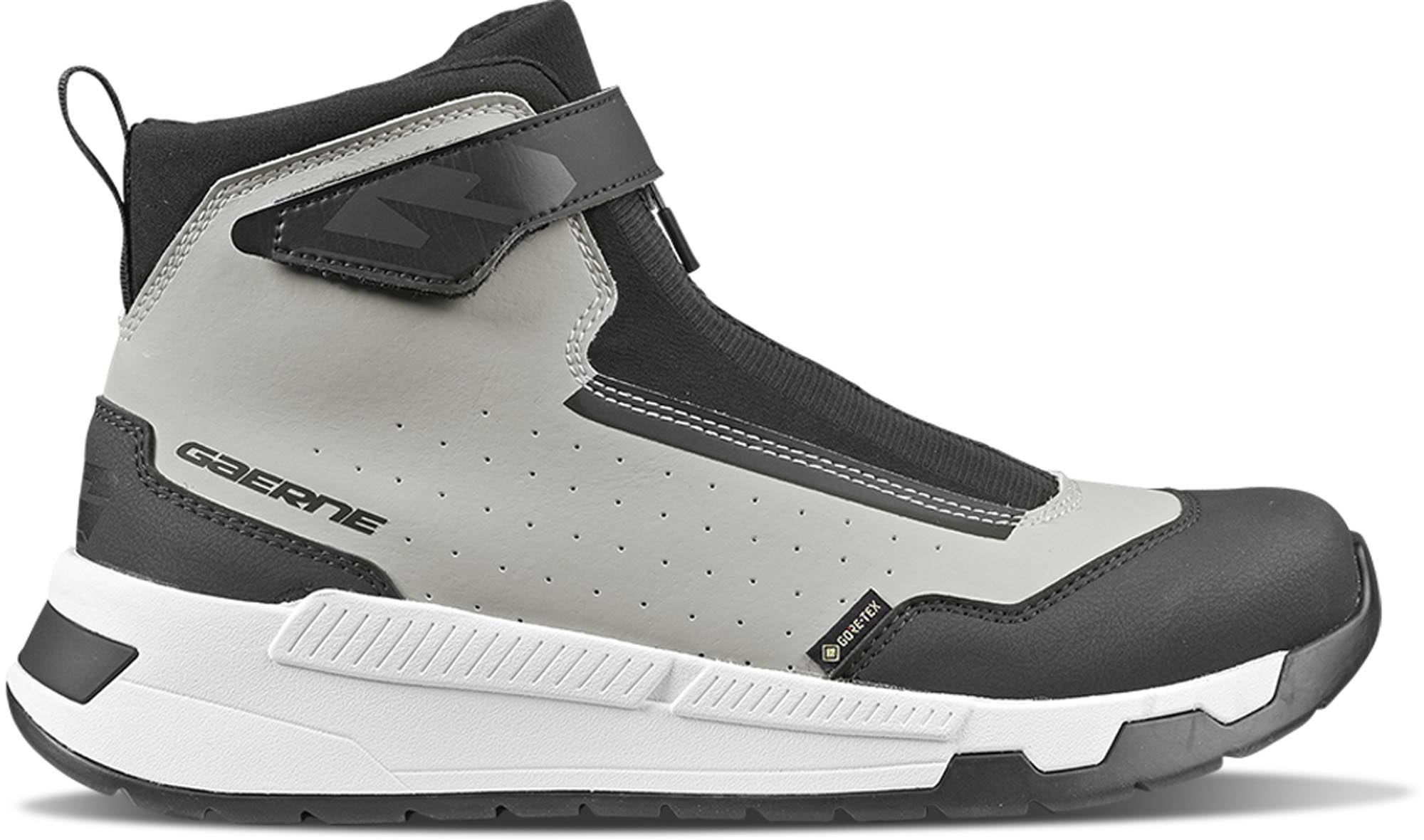 Gaerne Men's Black Grey G-Zion Gore-Tex Waterproof Motorcycle Shoes, Black-Grey, Size 44 For