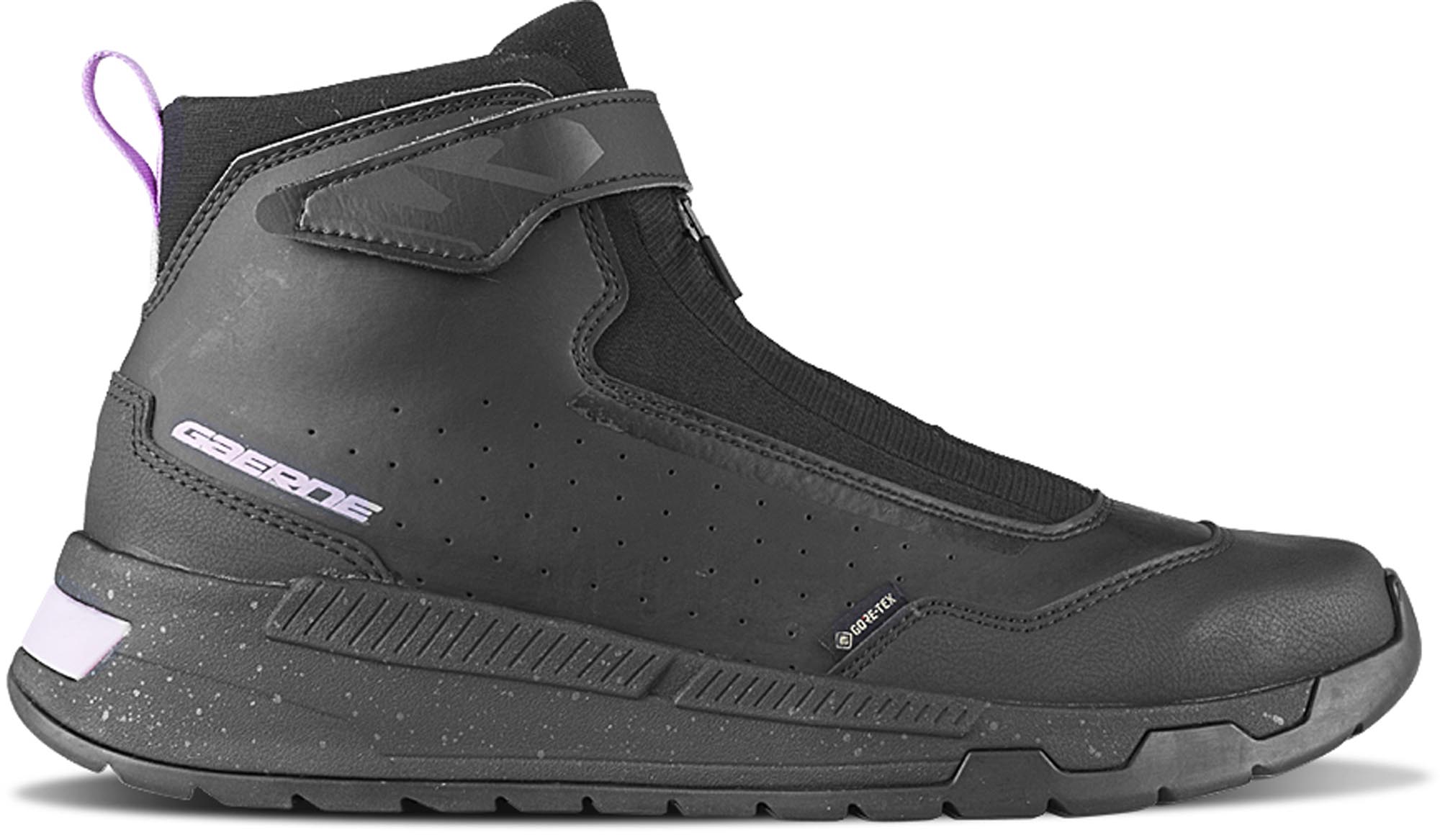 Gaerne Women's Black Purple G-Zion Gore-Tex Motorcycle Shoes, Black-Purple, Size 38 For