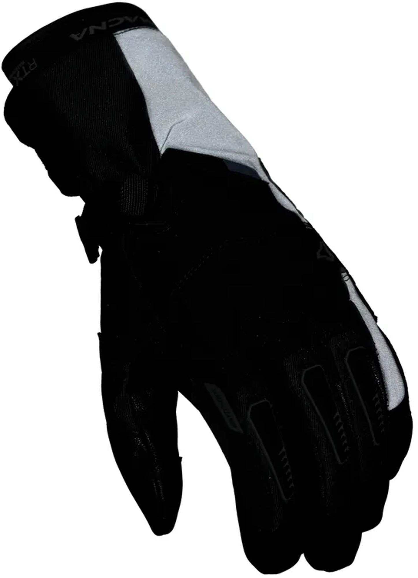 Side view of Macna Terra 2.0 RTX waterproof Motorcycle Gloves, black, Size XL for Men