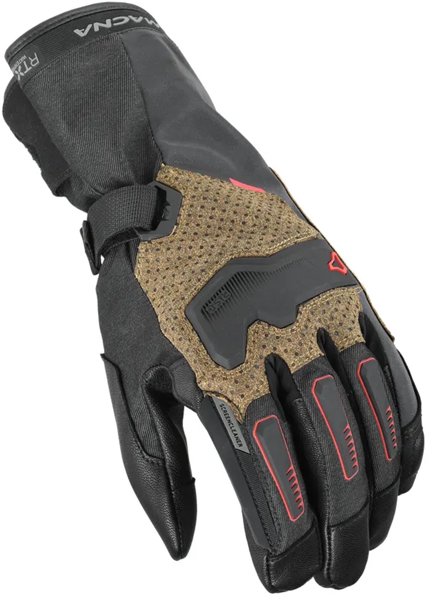 Macna Terra 2.0 RTX  Водонепроницаемые мотоциклетные перчатки Черный/Коричневый 2XL 