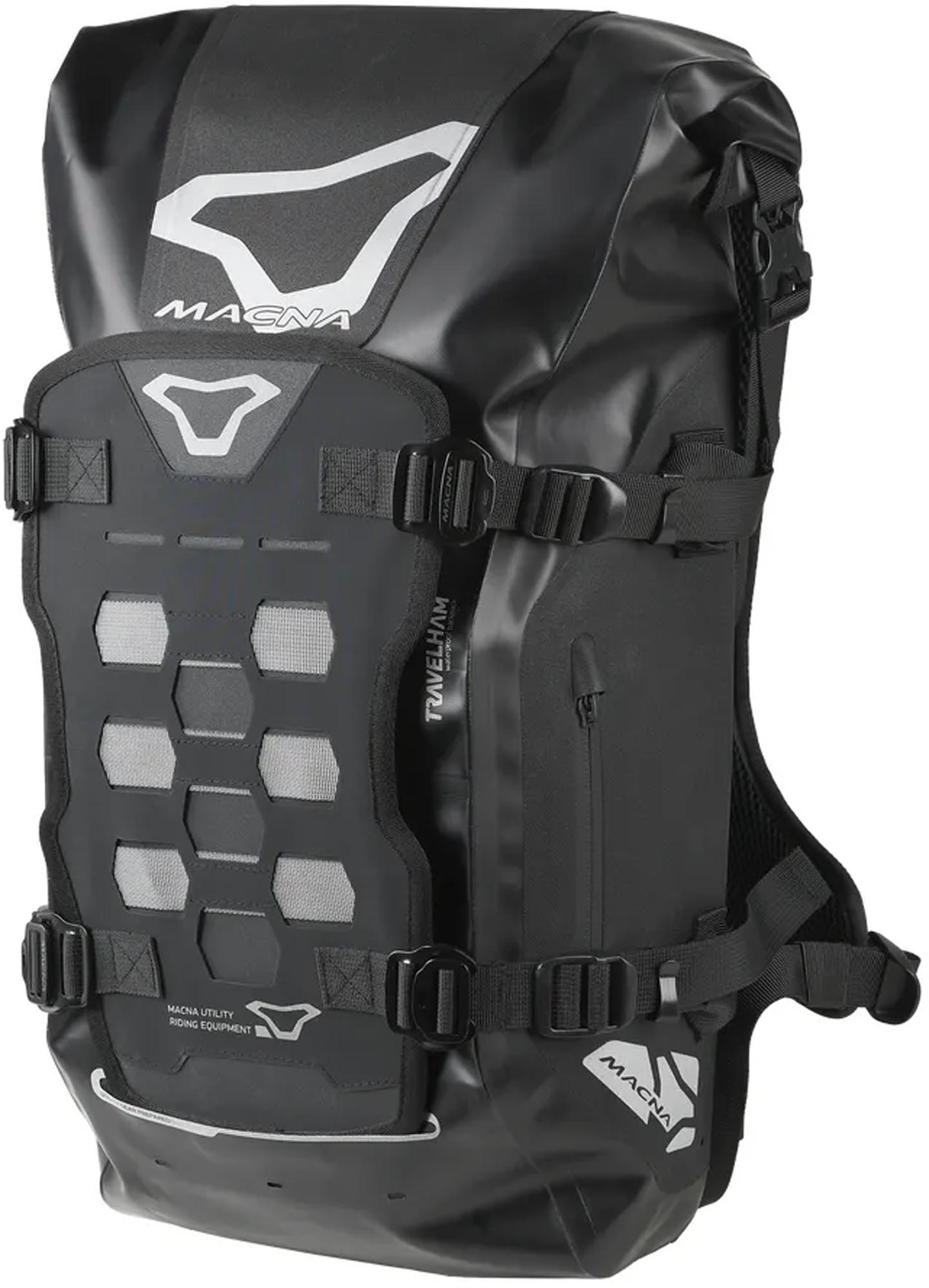 Side view of Macna Rocktopus Motorcycle Base Plate, Size L for Men