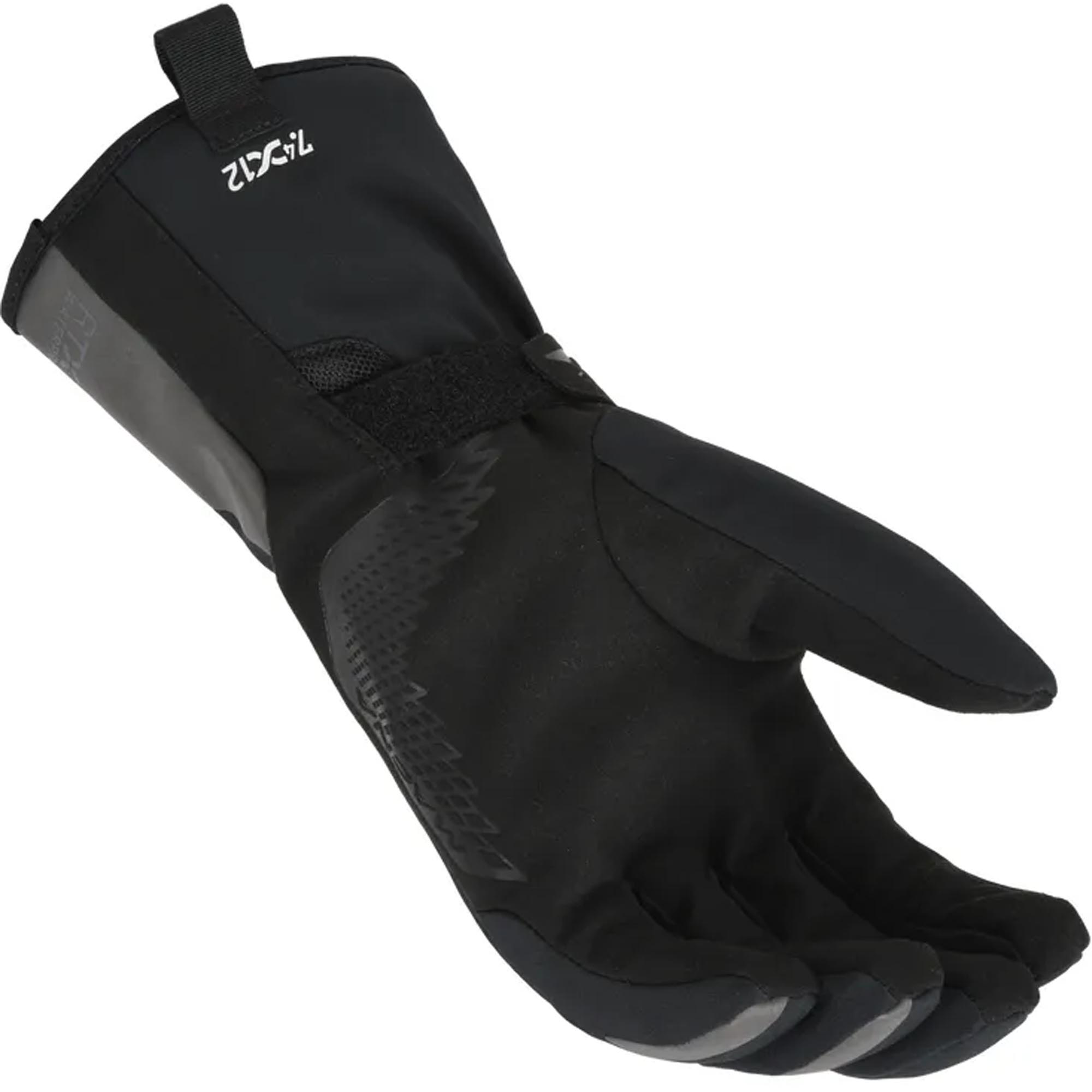 Side view of Macna Unite 2.0 RTX Kit waterproof heatable Winter Ladies Motorcycle Gloves + 7,4V / 2.2A Batteries and Charger, Size XL for Women