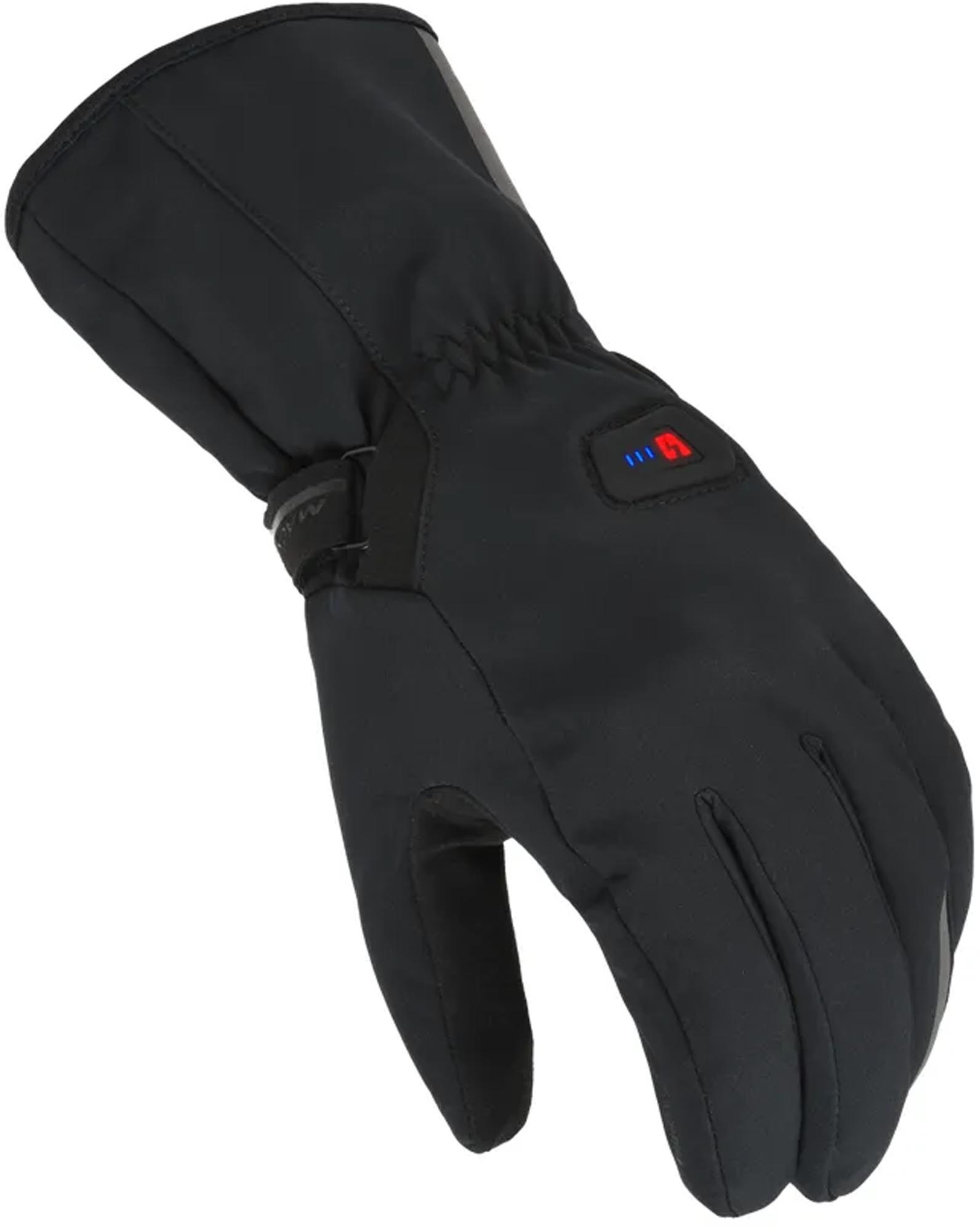 Side view of Macna Unite 2.0 RTX Kit waterproof heatable Winter Ladies Motorcycle Gloves + 7,4V / 2.2A Batteries and Charger, Size XL for Women