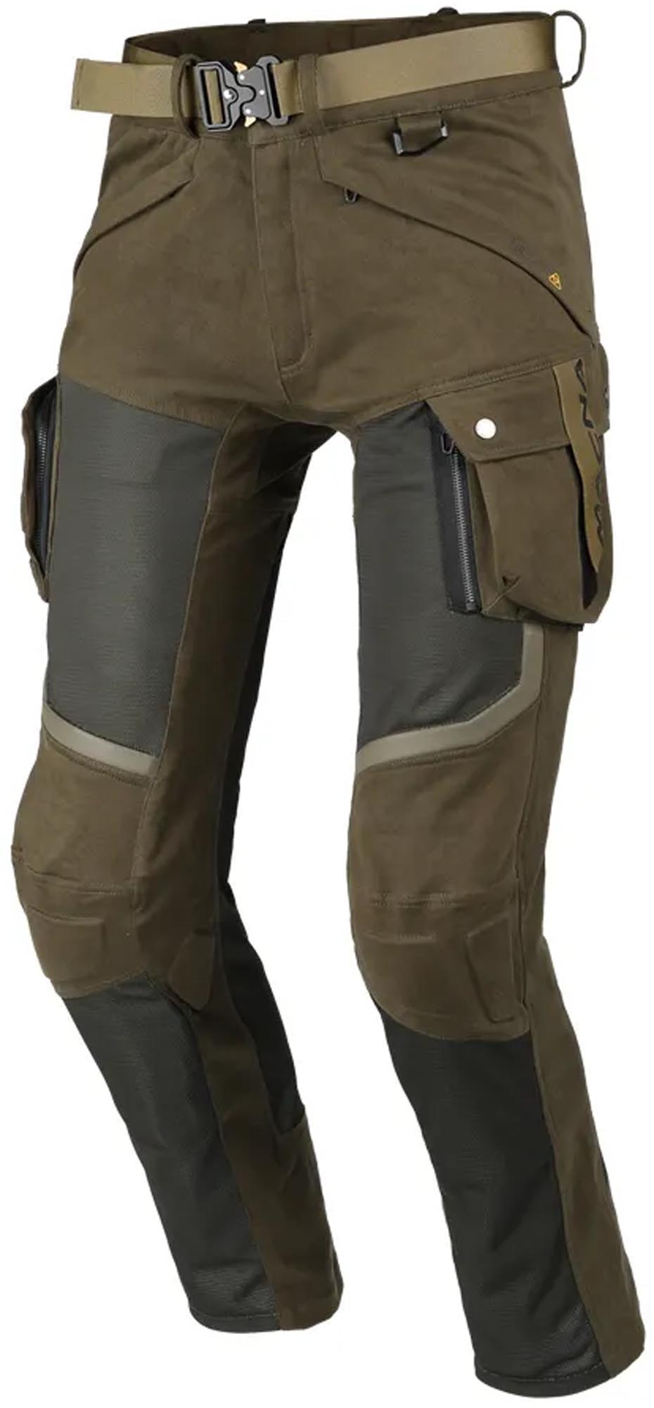 Macna Nembar Air Motorcycle Jeans, green, Size 30 for Men