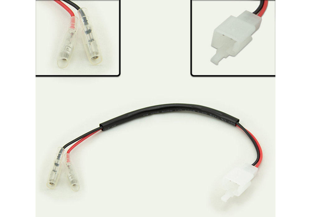 PROTECH license plate lighting adapter cable black