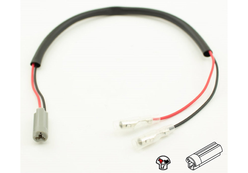 PROTECH Kennzeichenbeleuchtungsadapterkabel schwarz