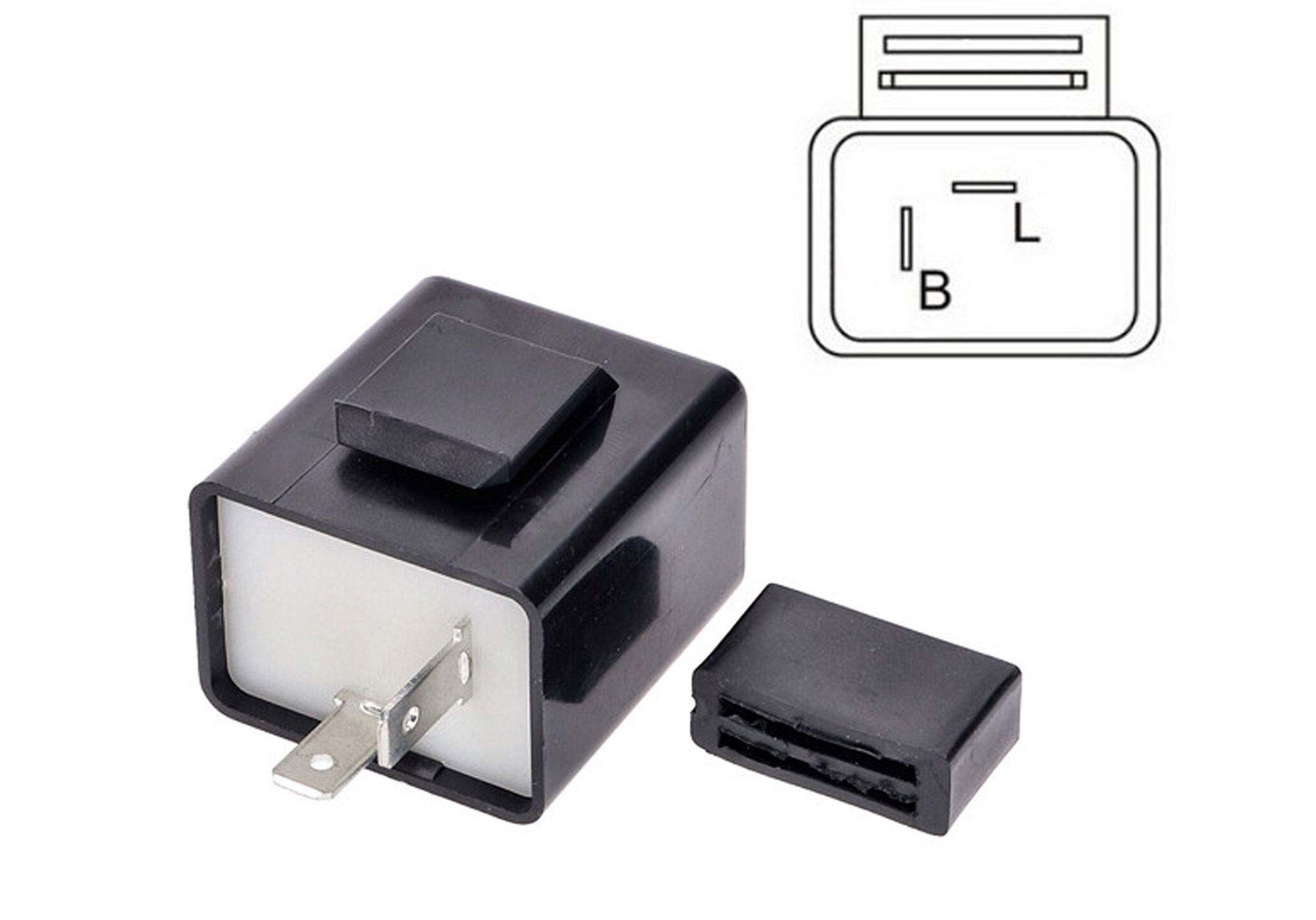 PROTECH lIL FLASHER RELAIS PLASTIQUES NOIRS