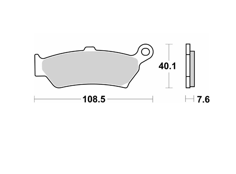 Brembo S.p.A. Plaquettes de frein route métal fritté - 07BB4380