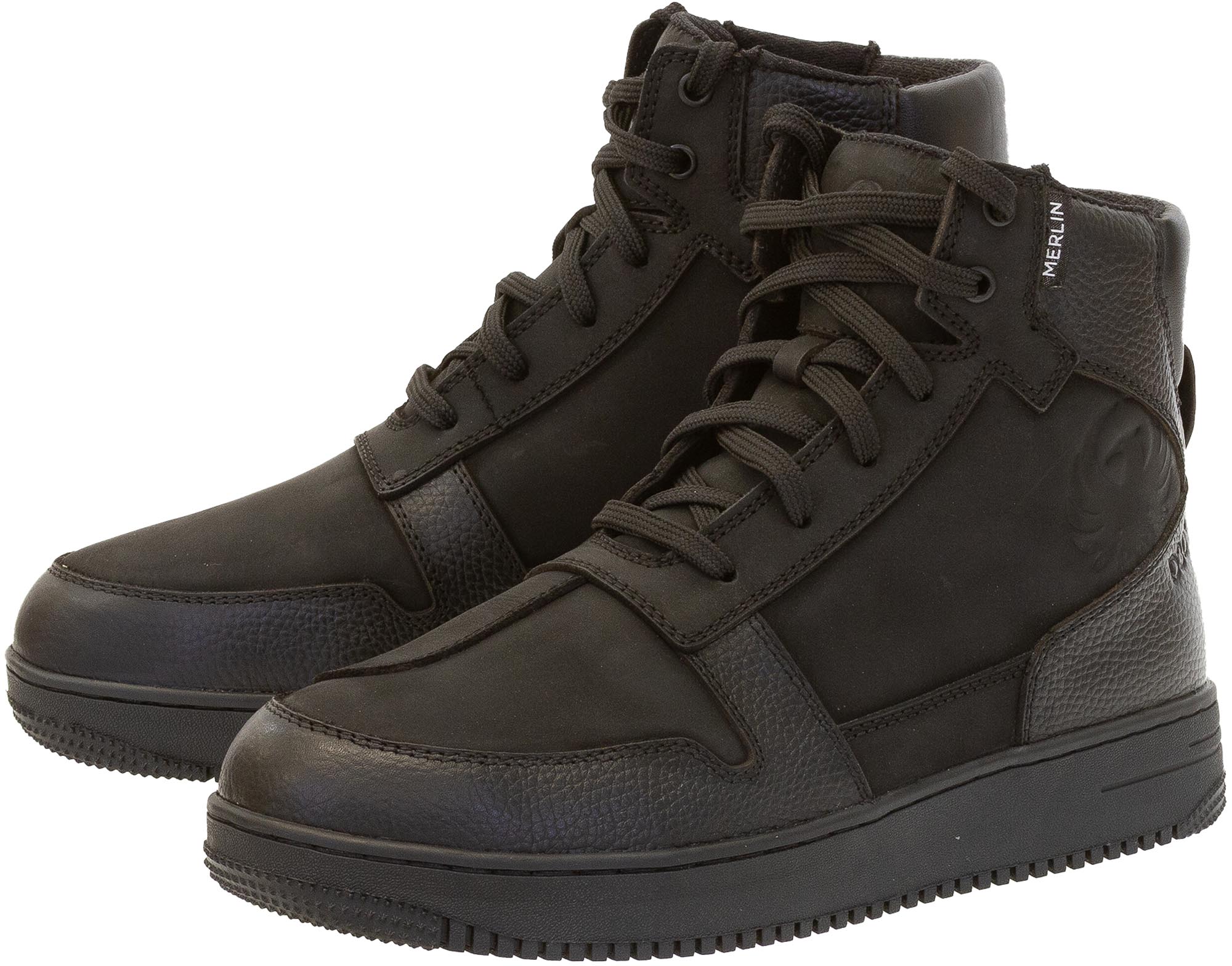 Merlin Forge D3O Bottes de moto imperméables, noir, taille 43 pour Hommes