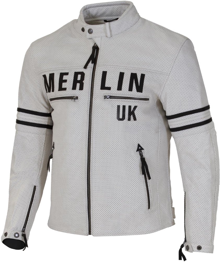 Merlin Revival D3O perforated Motorcycle Leather Jacket