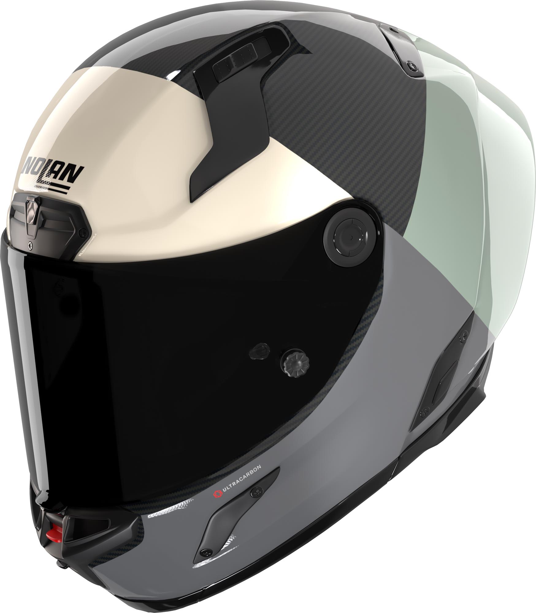 Nolan X-804 RS Ultra Carbon Blocco Шлем Серый/Зеленый XXL (64) 