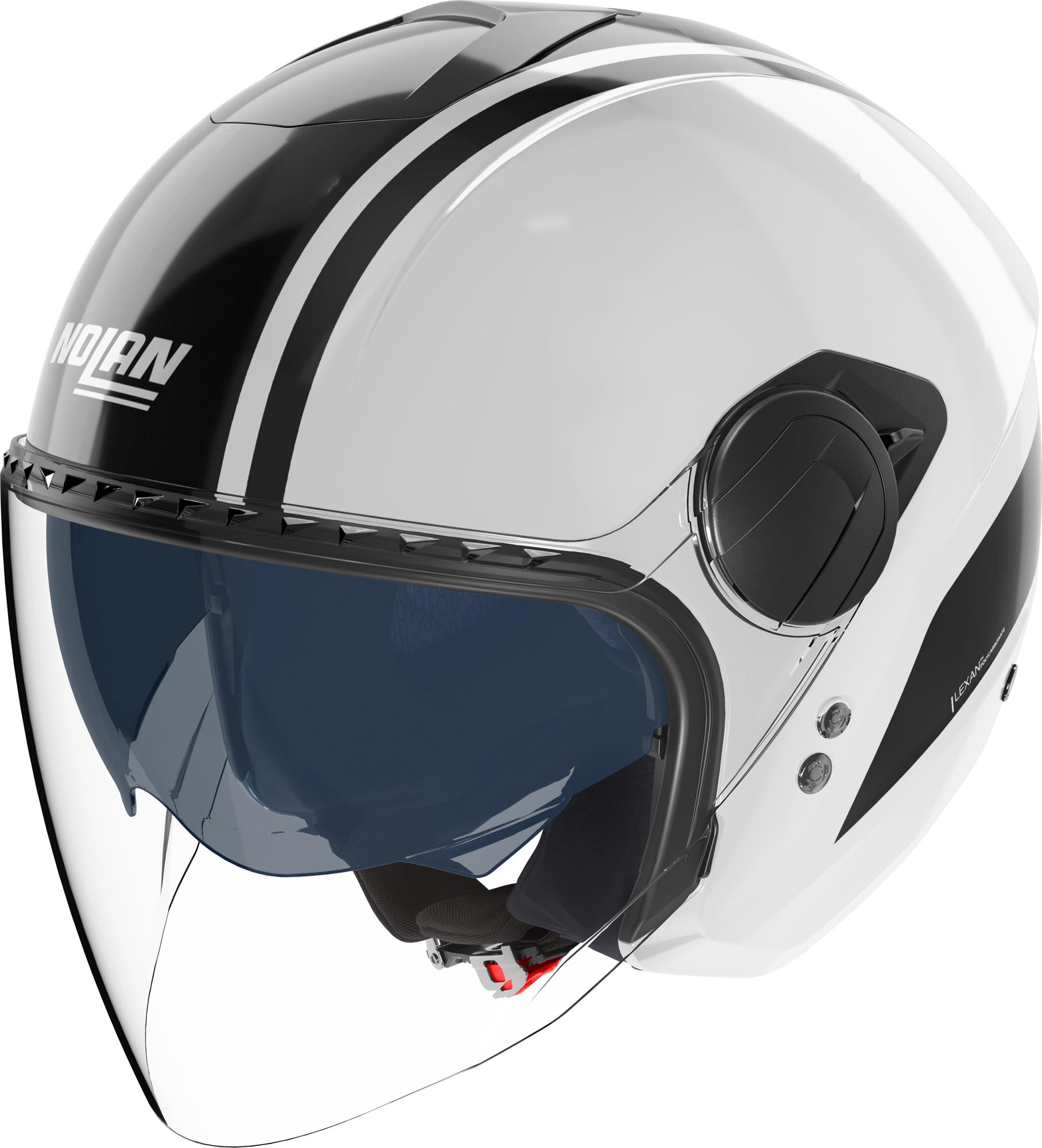 Nolan N20-2 Visor Dolce Vita Jet Helmet, Black-White, Size M For Men