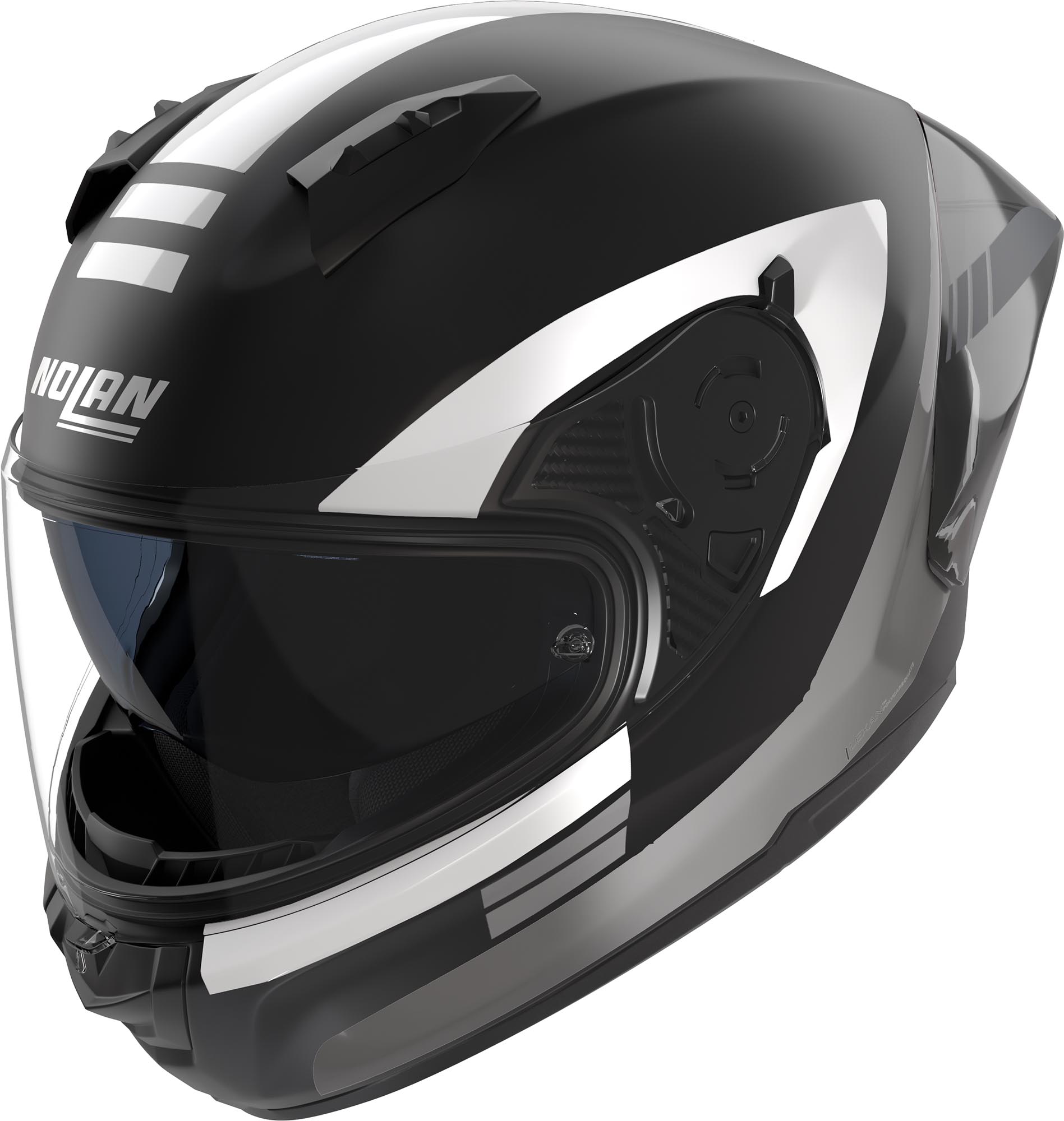 Nolan N60-6 Sport Contrasto Helmet, Black-Grey, Size Xl For Men