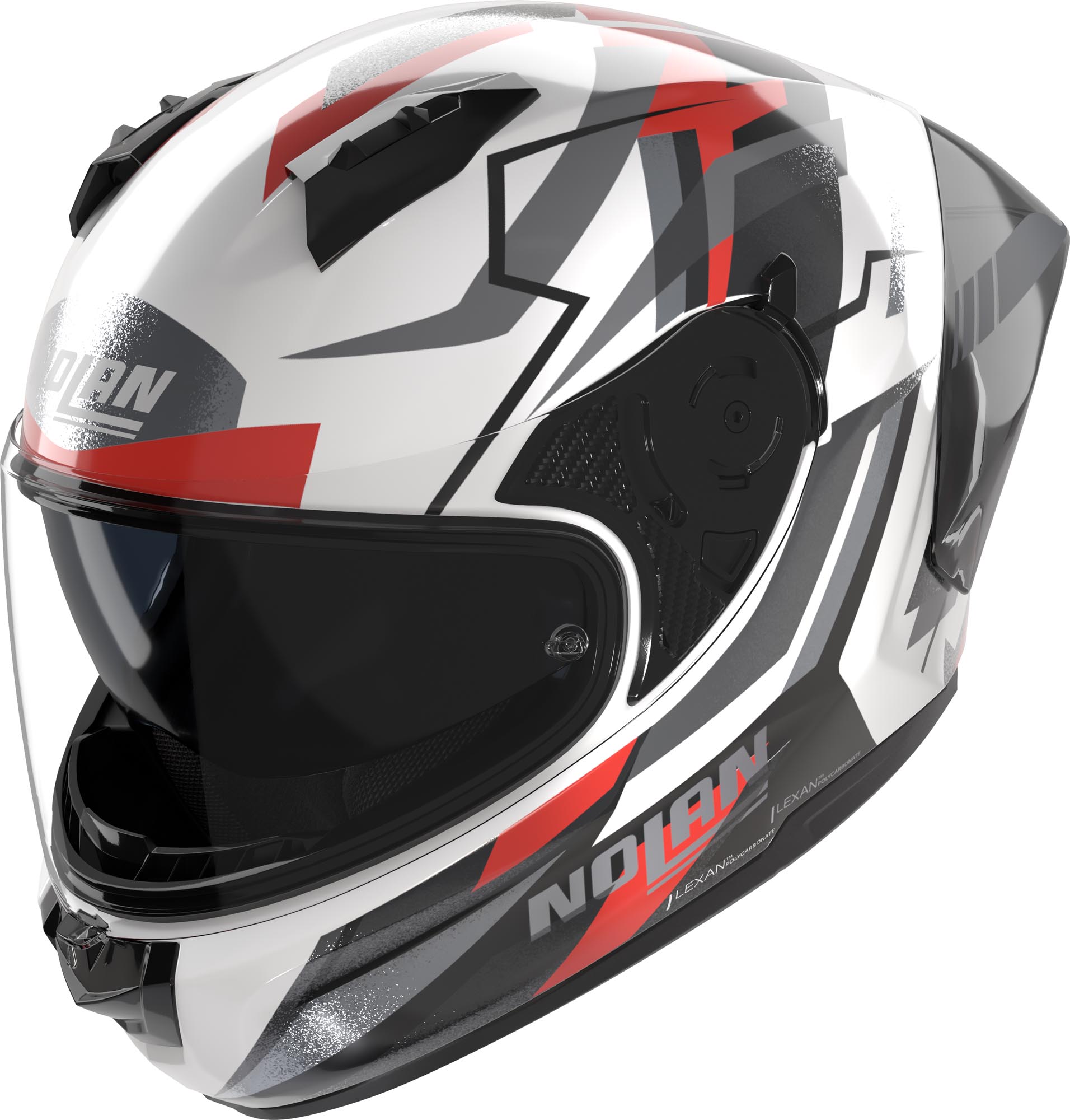 Nolan N60-6 Sport Corsa Helmet, Black-Red, Size 3XL For Men