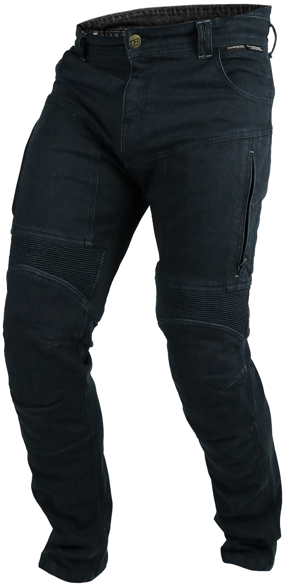Trilobite Parado Aaaa Doublelayer Slim Motorcycle Jeans, Black, Size 30 36 For Men
