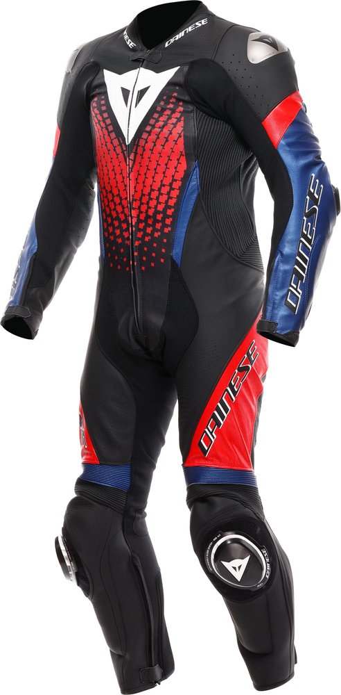 Dainese Laguna Seca 6 Traje de cuero de moto perforado de una sola pieza