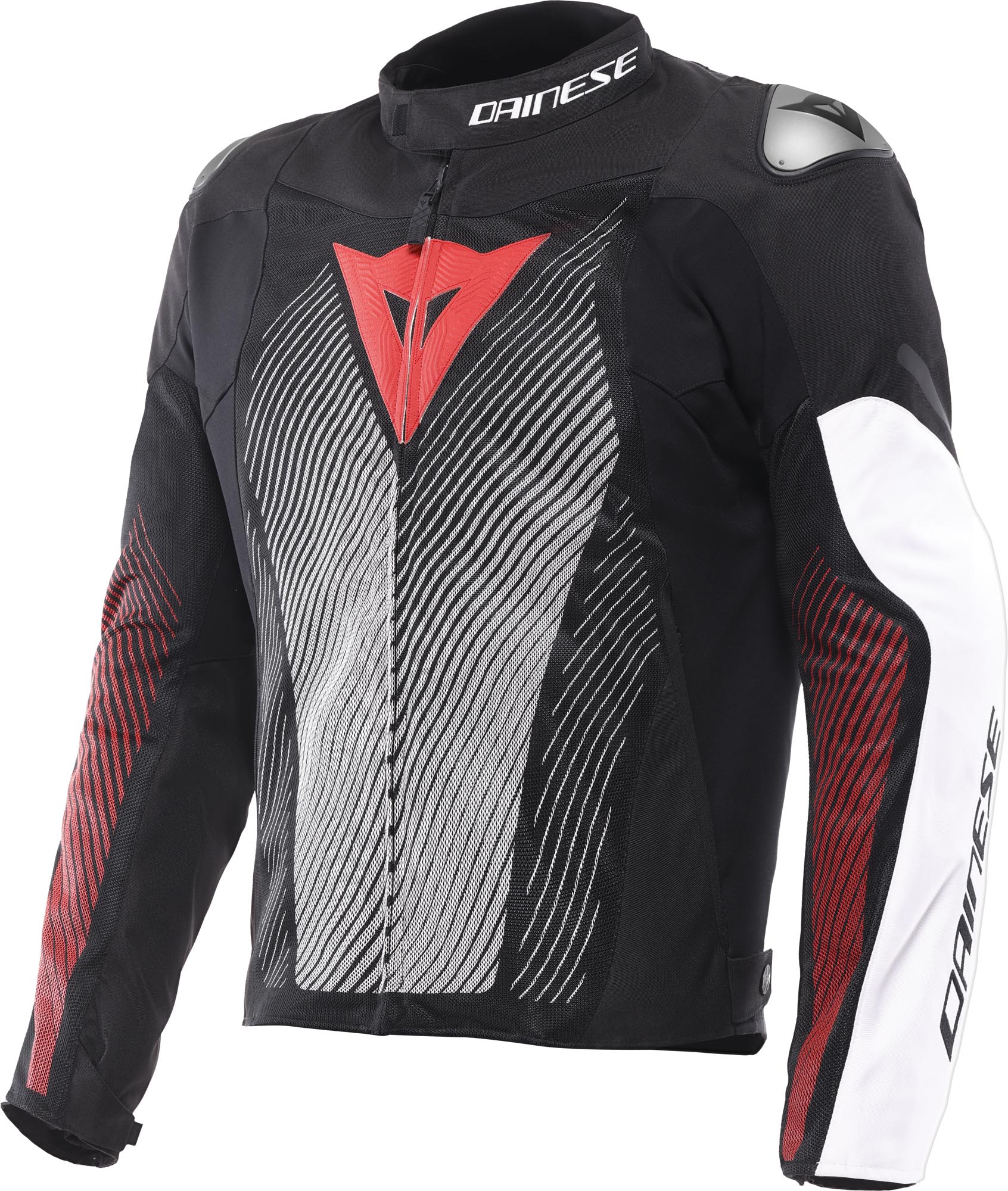 Dainese Ventar Air Мотоциклетная текстильная куртка Черный/Белый/Красный 50 