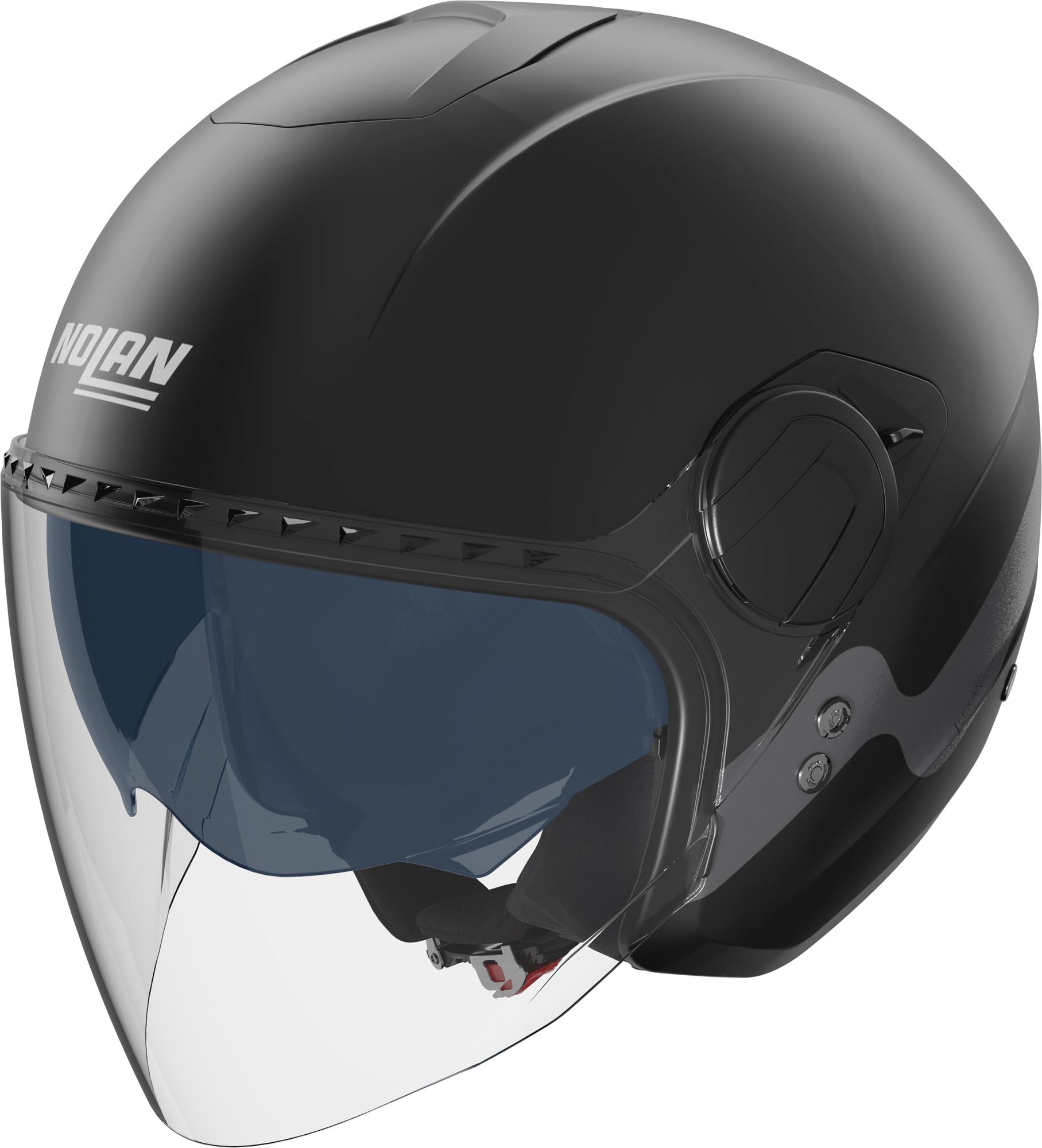 Nolan N20-2 Visor Zefiro Jet Helmet, Black-Grey, Size 2XS For Men