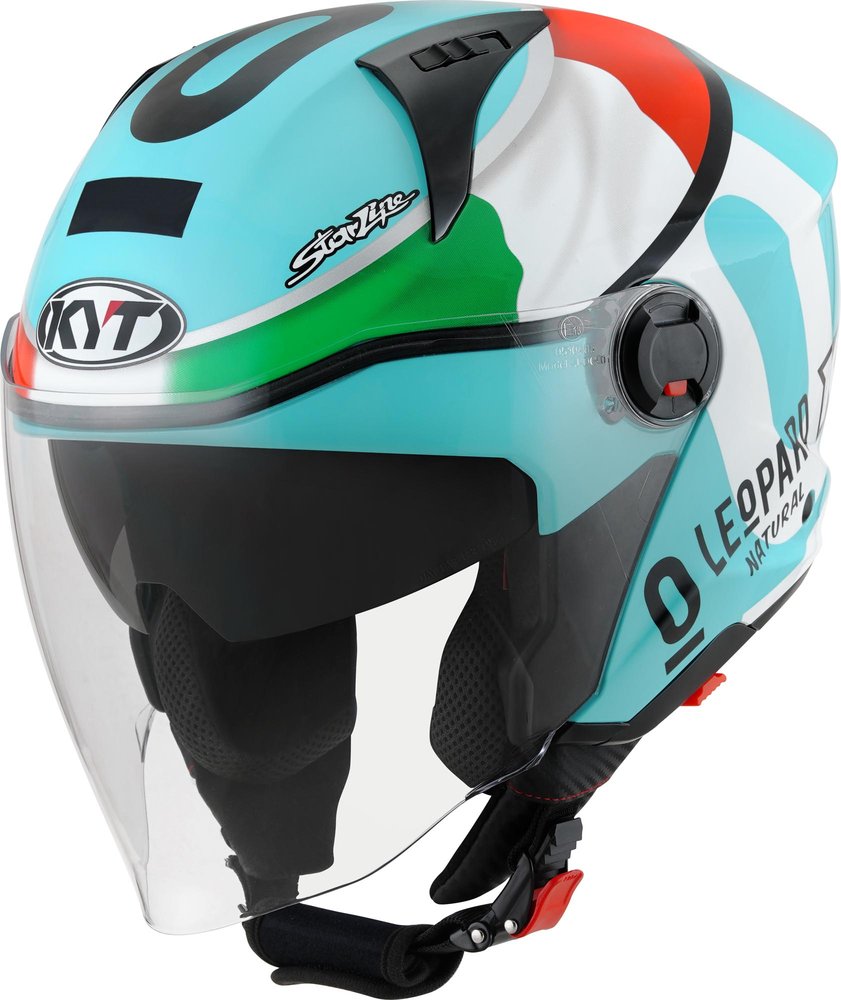 KYT D-City Leopard Replica Casco a reazione