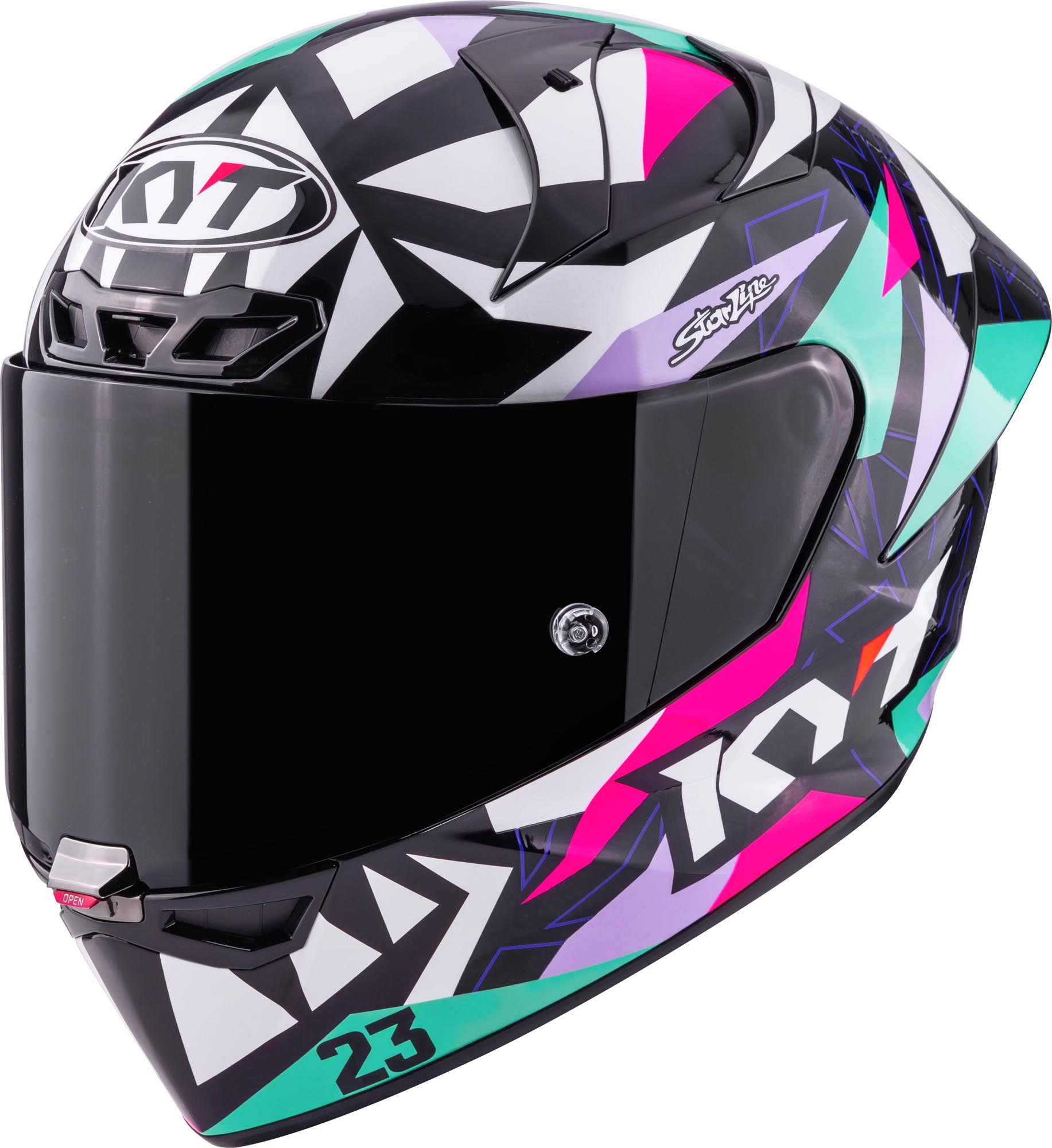 KYT KX-1 Race GP Bastianni Replica 2025 Casque, taille 2XL pour Hommes