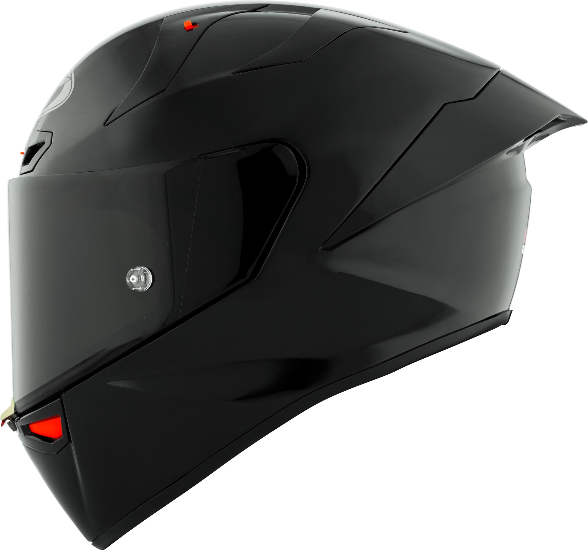 Side view of KYT KX-1 Race GP Plain Helmet, Size M for Men