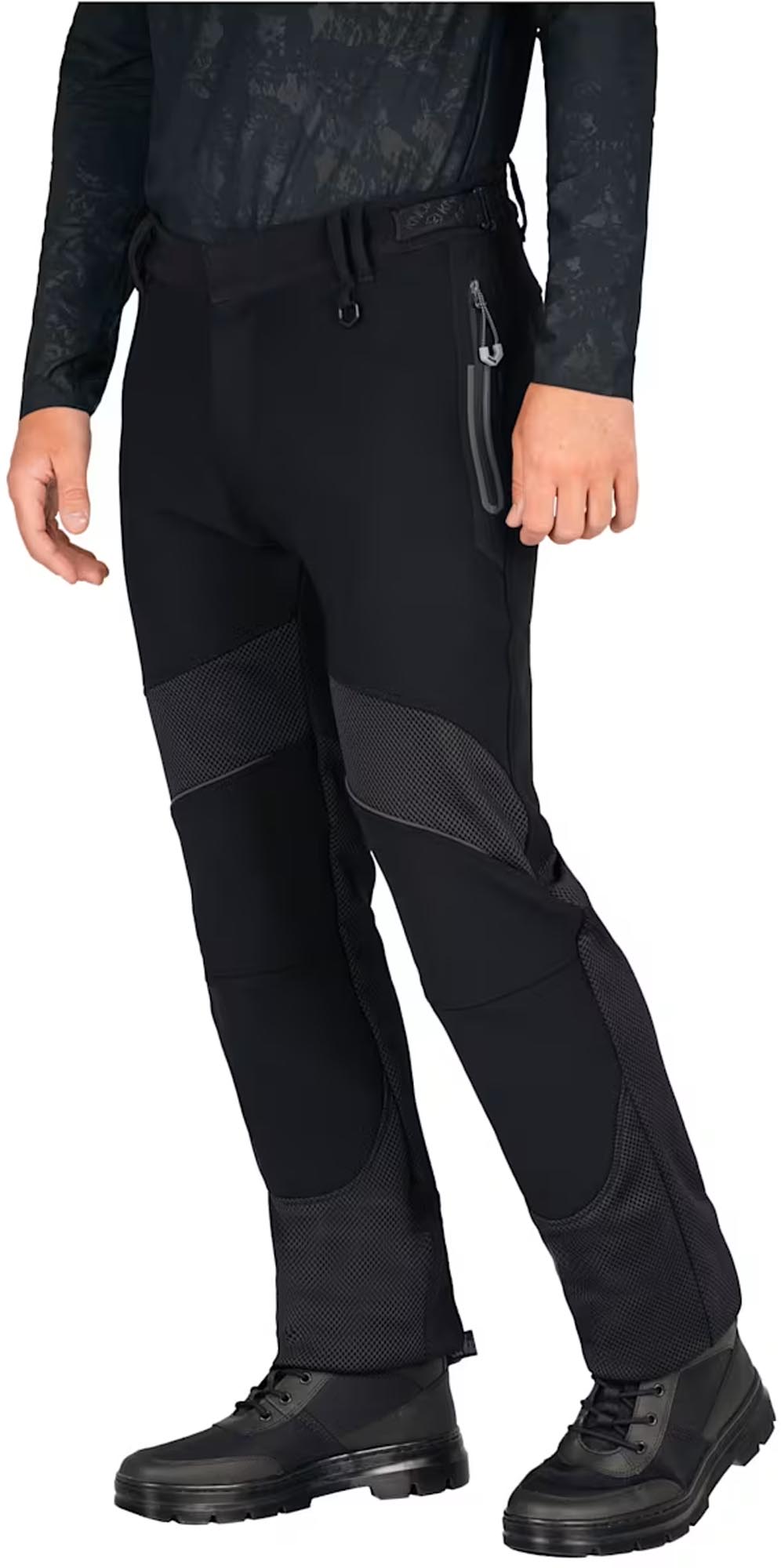 Side view of Knox Urbane Pro Move Motorcycle Textile Pants, black, Size 3XL for Men